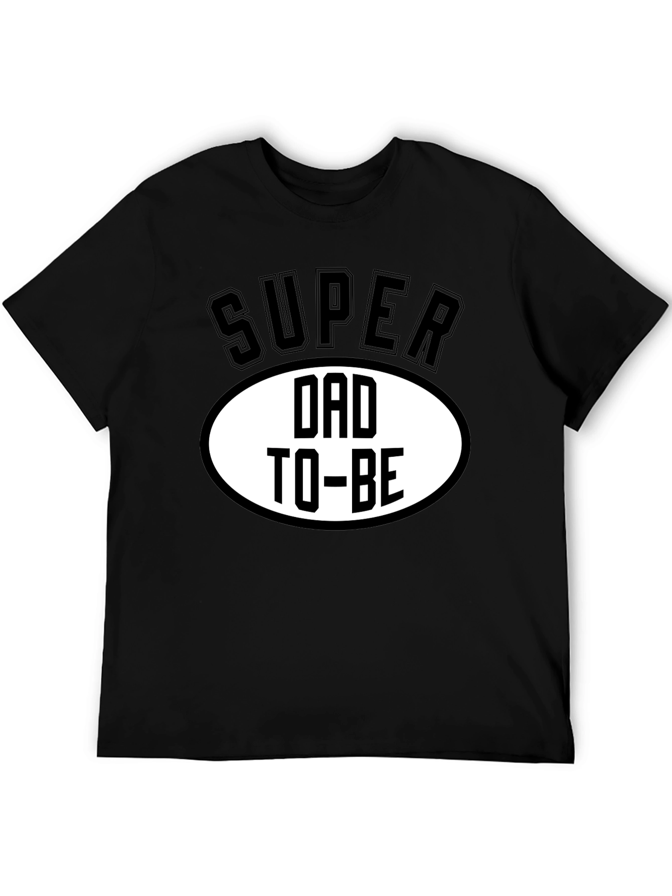 Super Dad To-Be Black T-Shirt