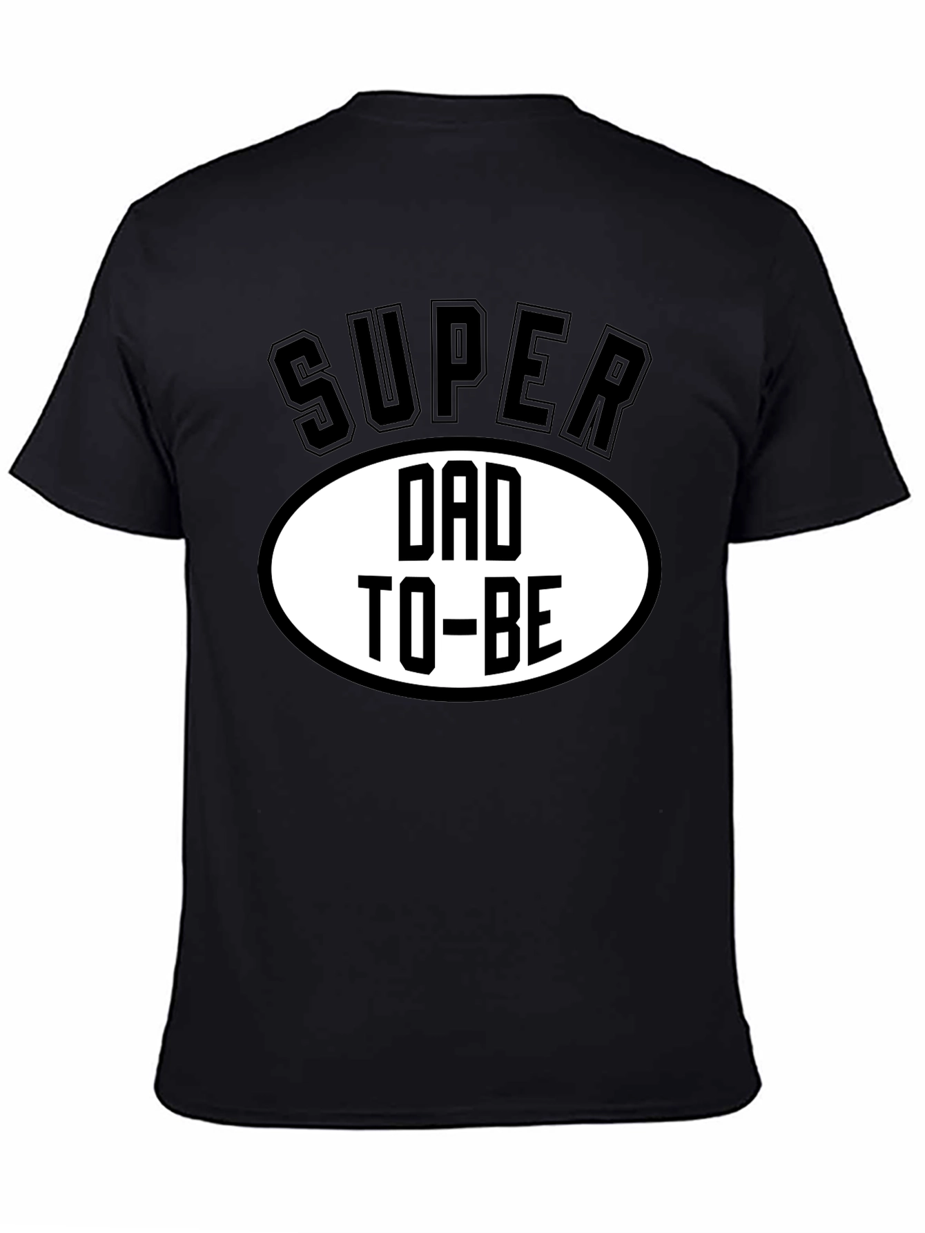 Super Dad To-Be Black T-Shirt
