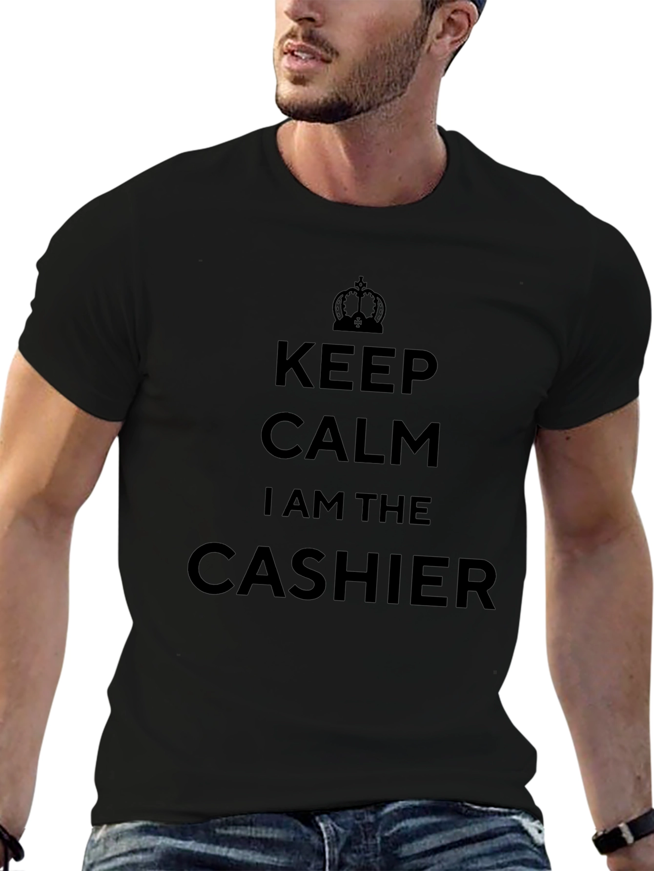 Keep Calm Cashier T-Shirt - Funny Job Tee
