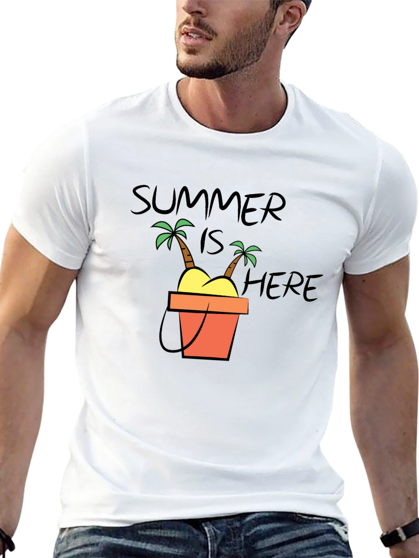 Summer is Here Graphic T-Shirt