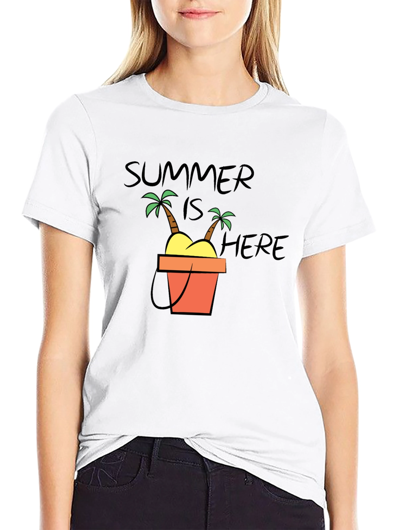 Summer is Here Graphic T-Shirt
