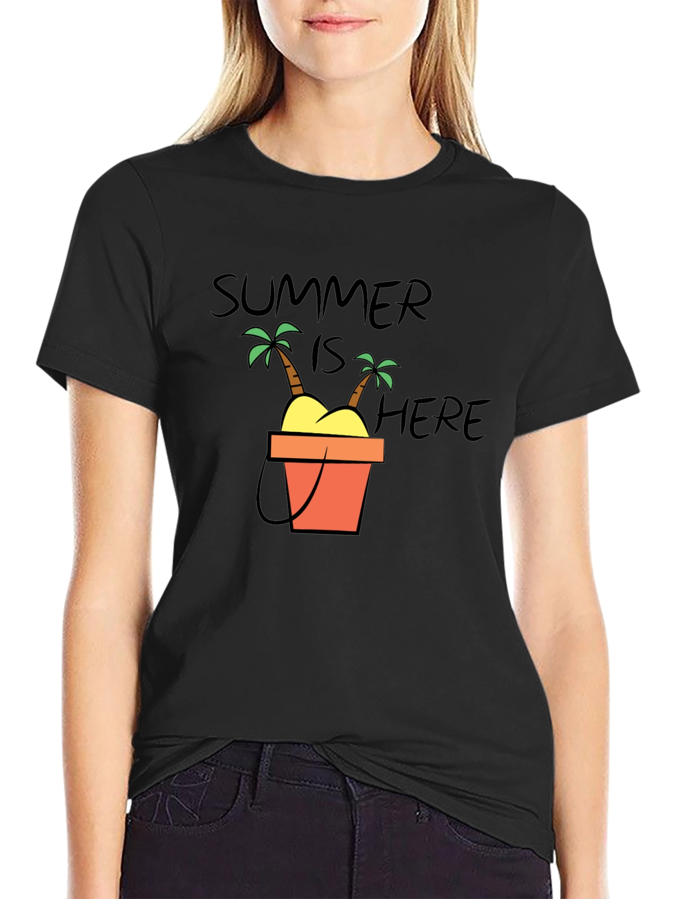 Summer is Here Graphic T-Shirt