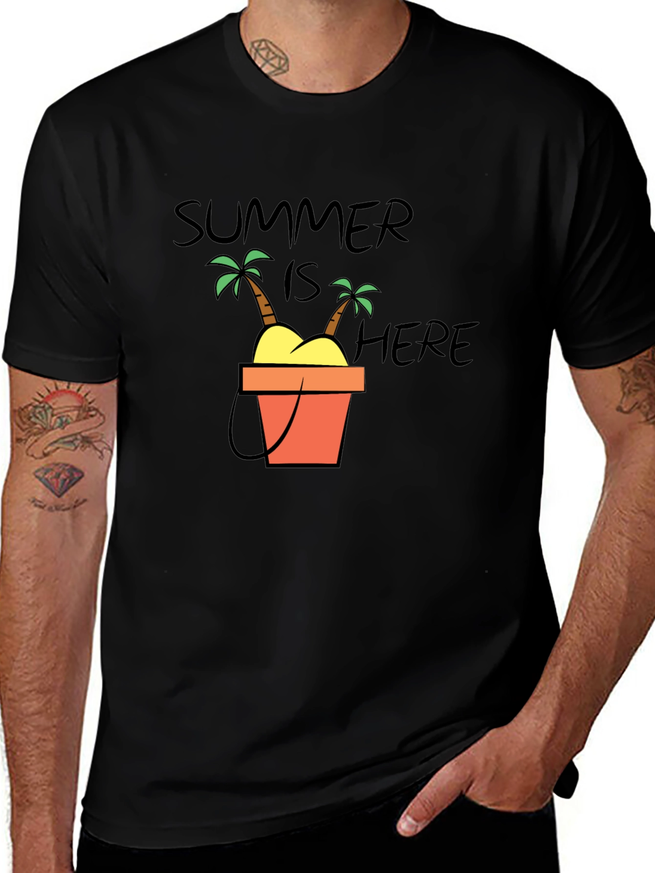 Summer is Here Graphic T-Shirt