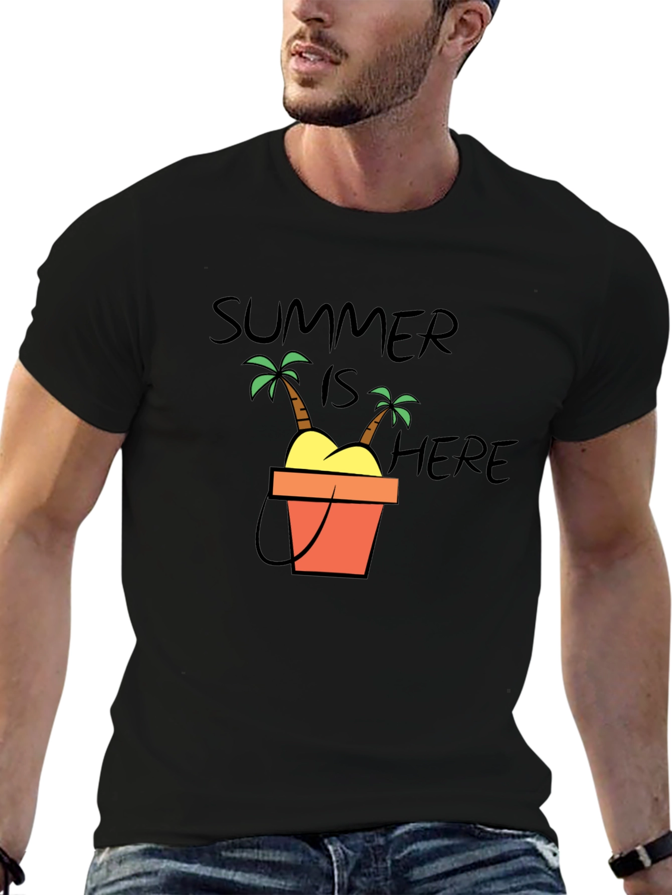 Summer is Here Graphic T-Shirt