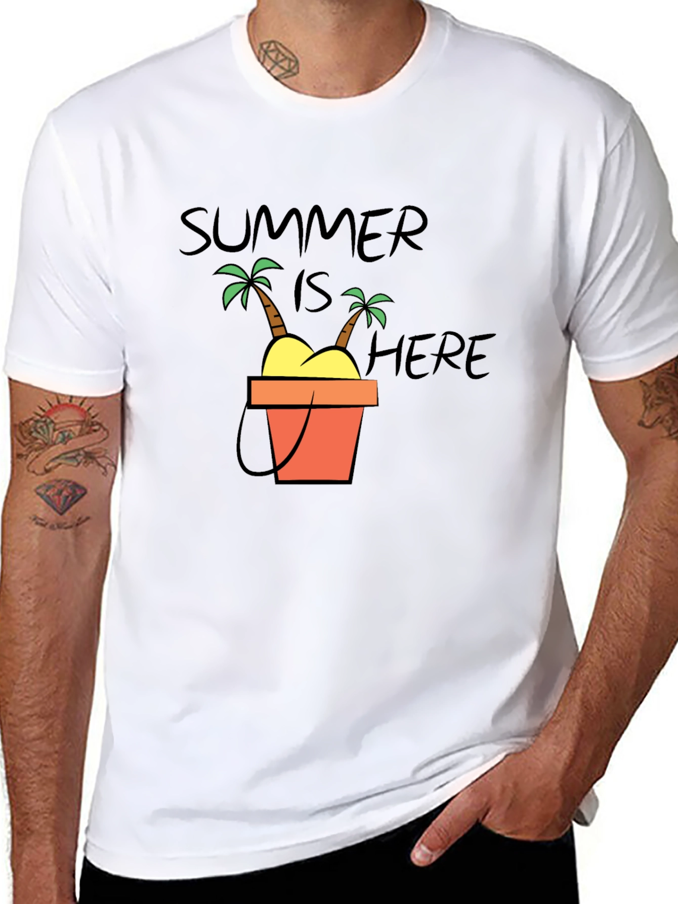 Summer is Here Graphic T-Shirt