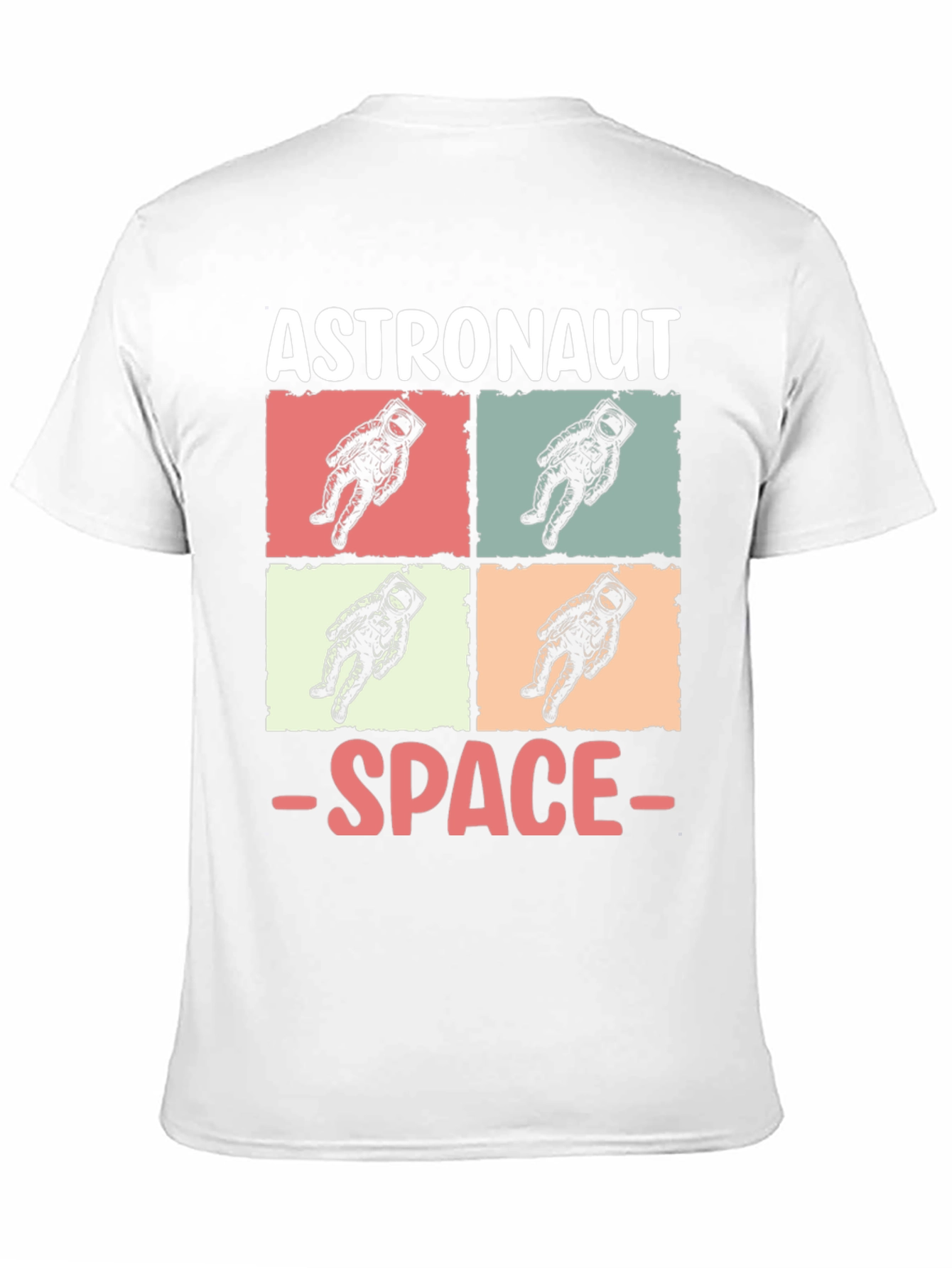 Astronaut Space Graphic Tee - Retro Style
