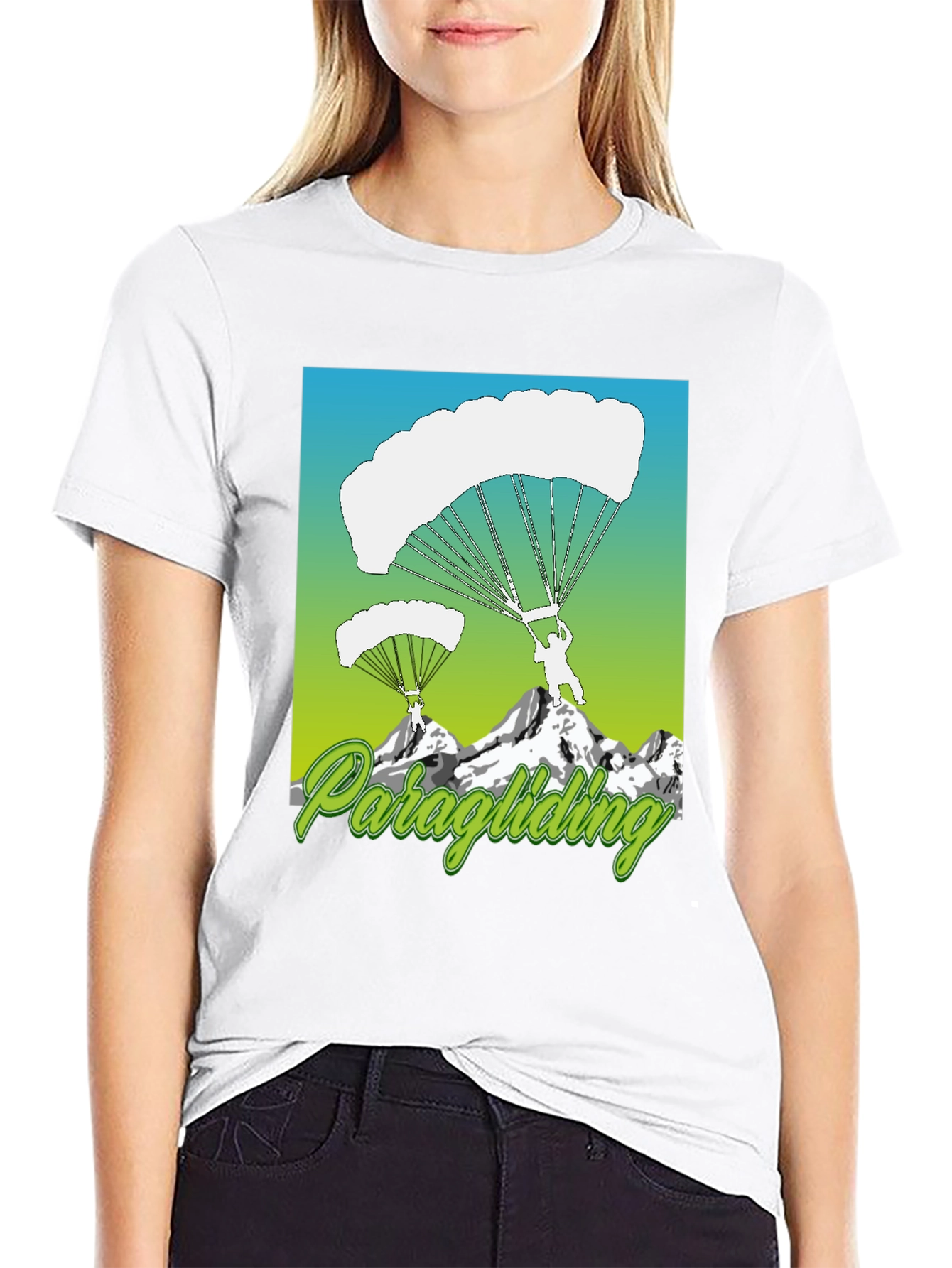 Paragliding Graphic Tee - Adventure T-Shirt