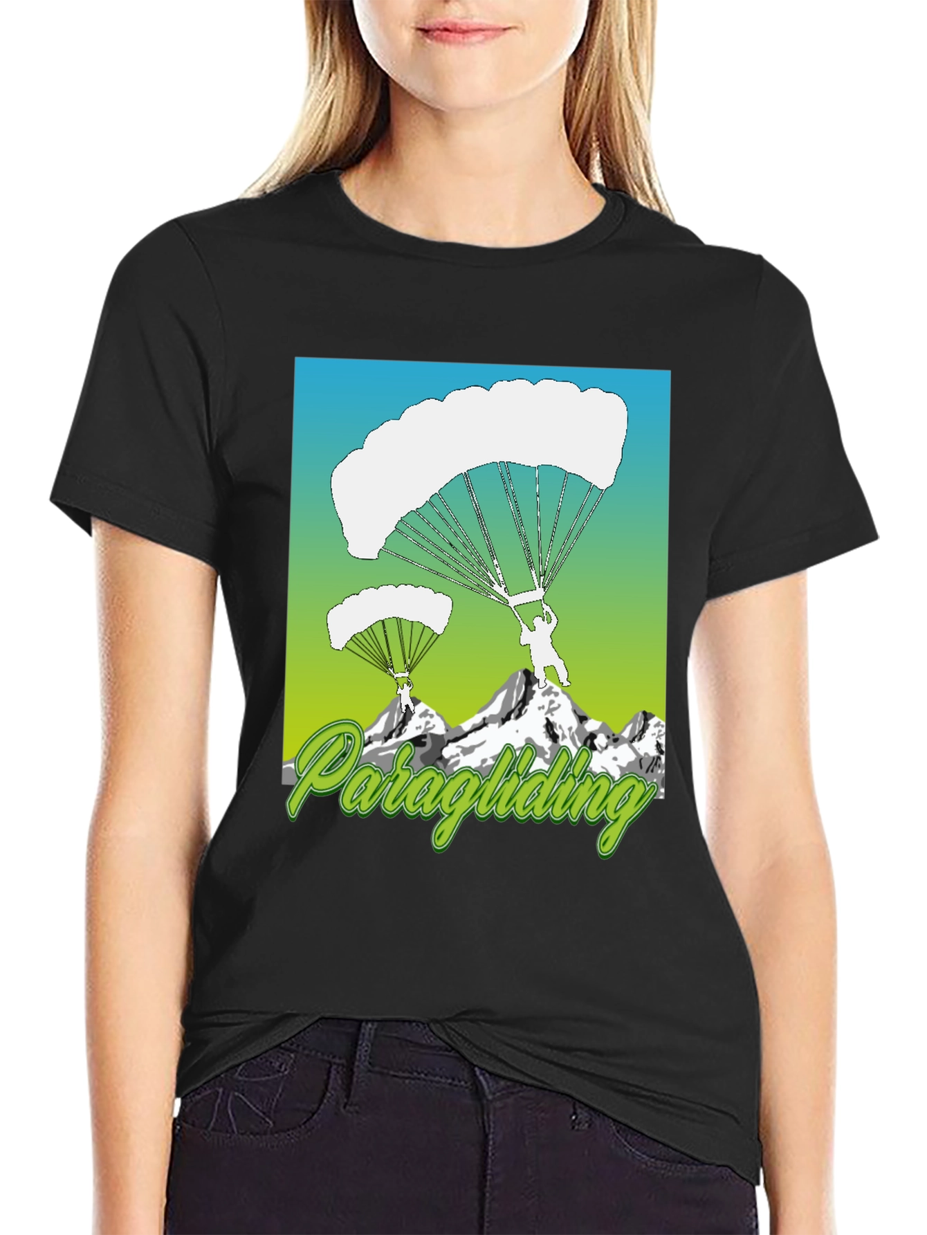 Paragliding Graphic Tee - Adventure T-Shirt