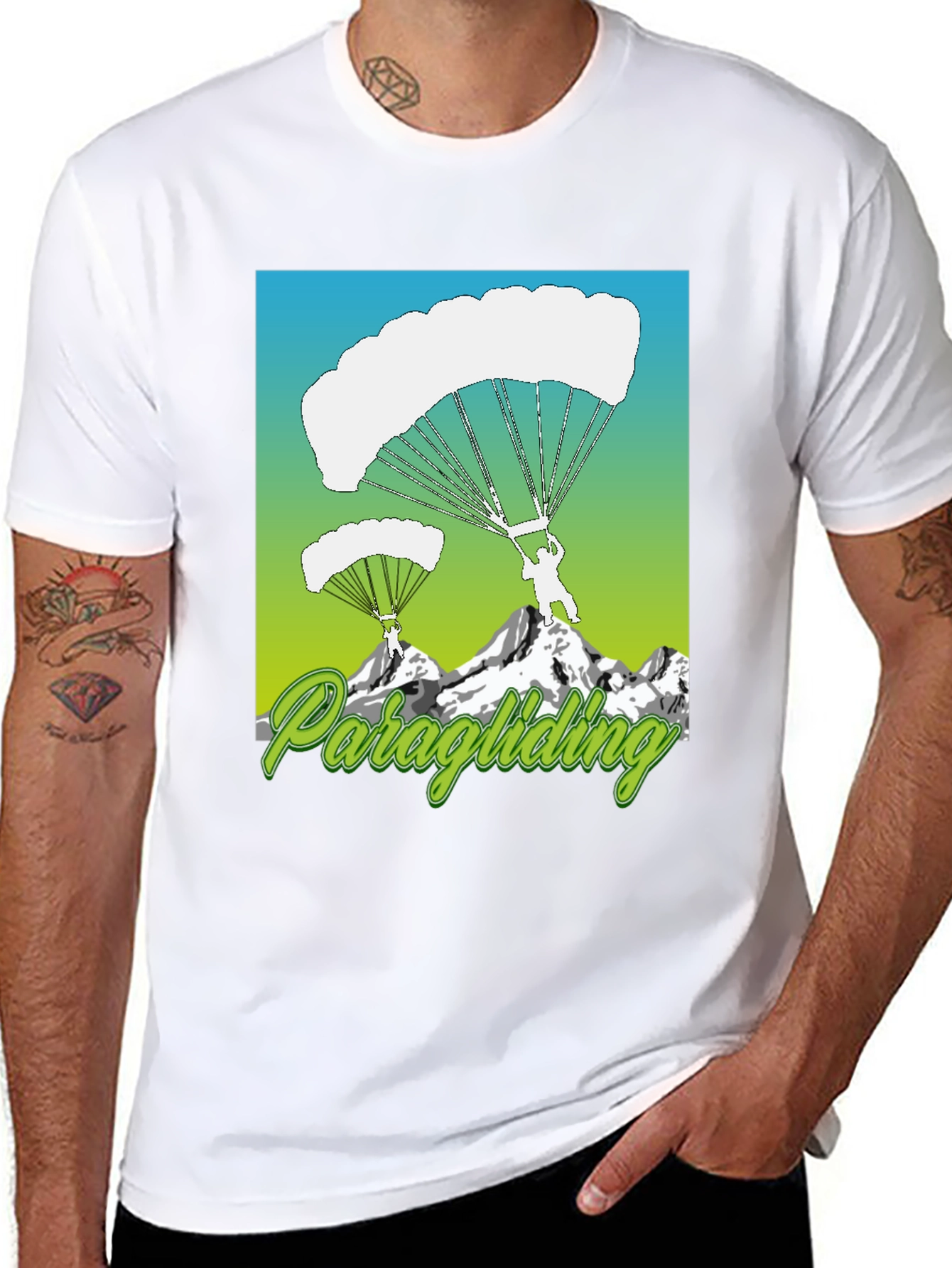 Paragliding Graphic Tee - Adventure T-Shirt