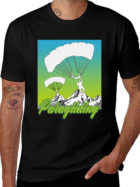 Paragliding Graphic Tee - Adventure T-Shirt