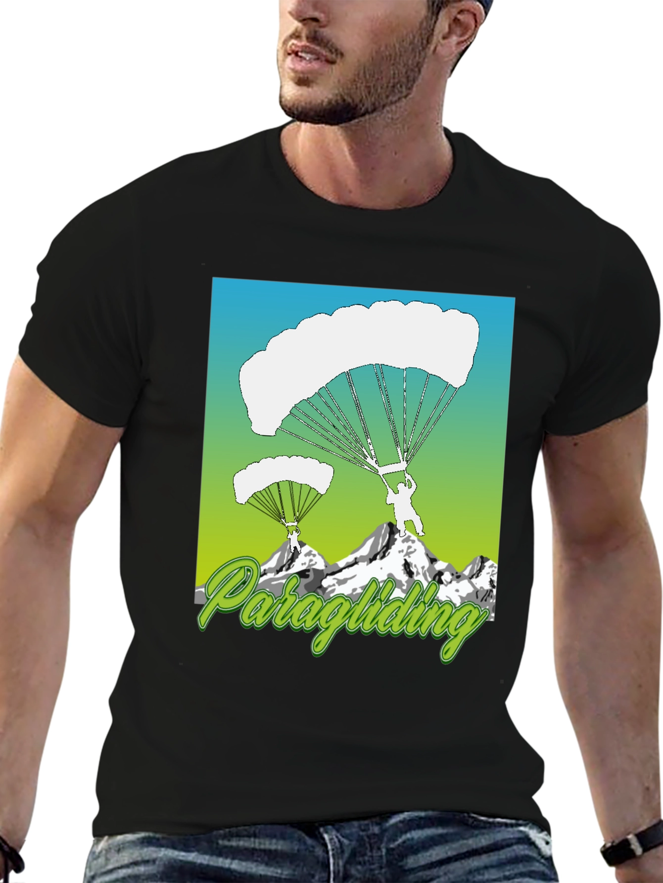 Paragliding Graphic Tee - Adventure T-Shirt