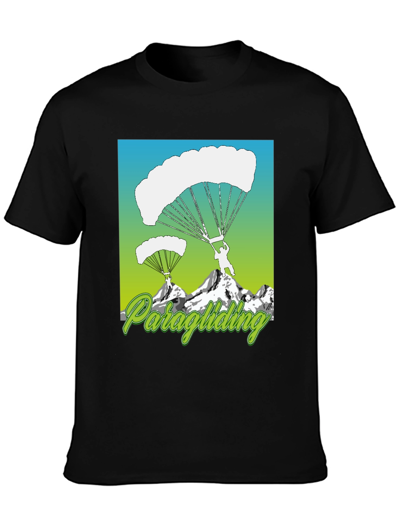 Paragliding Graphic Tee - Adventure T-Shirt