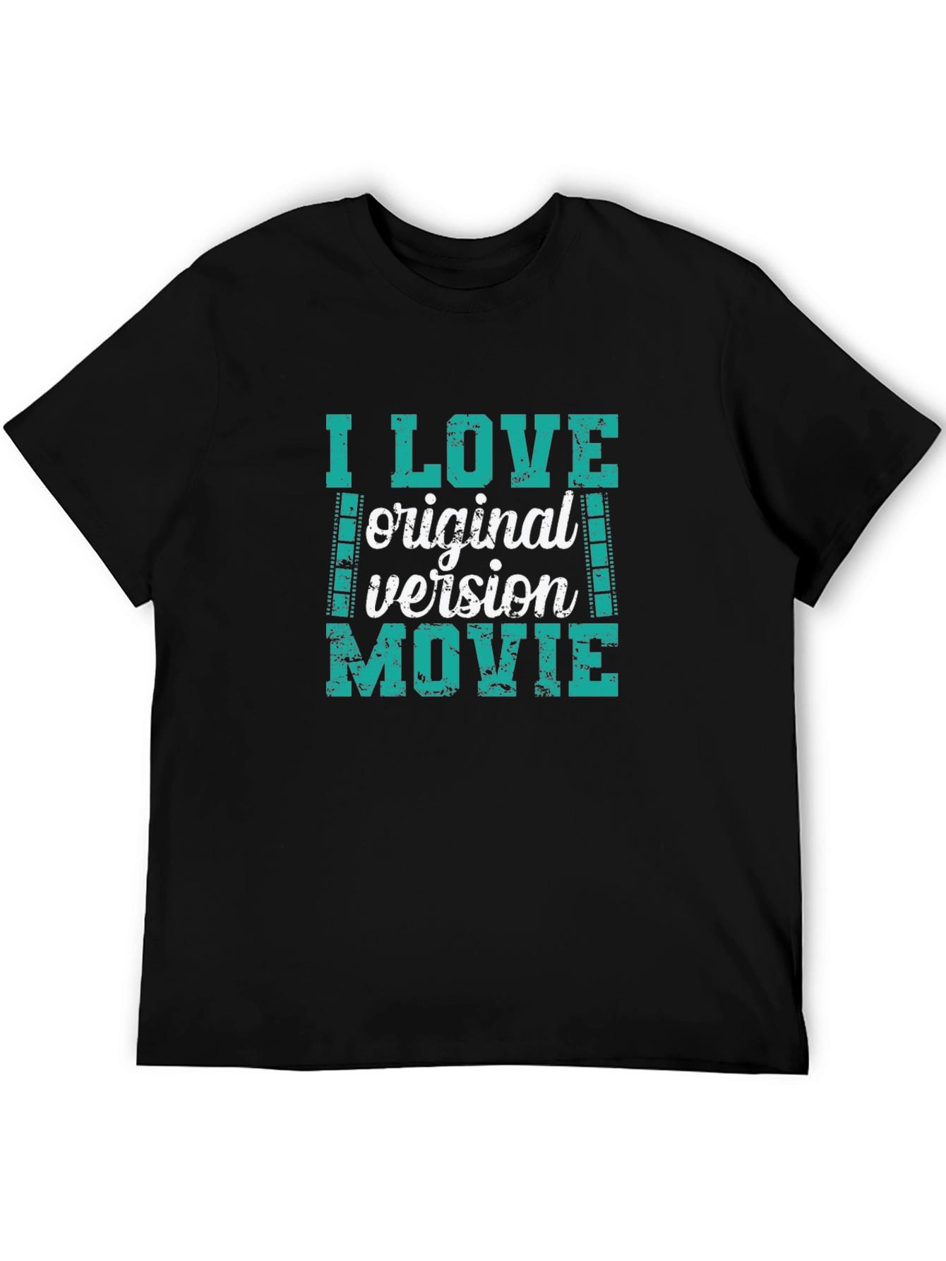 I Love Original Version Movie Black T-Shirt