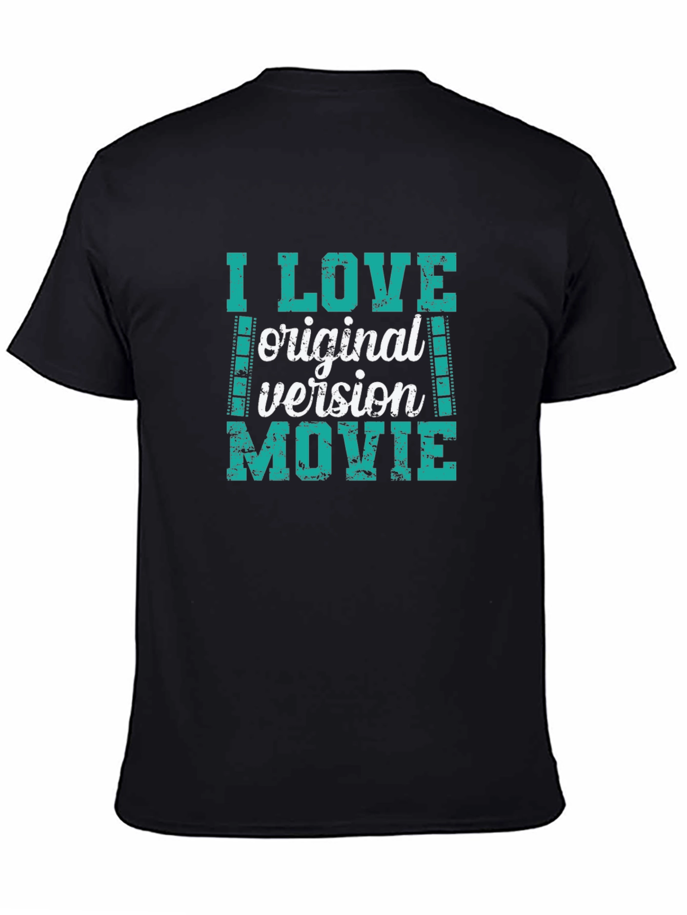 I Love Original Version Movie Black T-Shirt