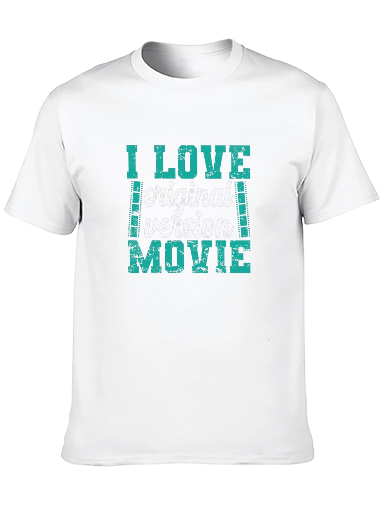 I Love Original Version Movie Black T-Shirt
