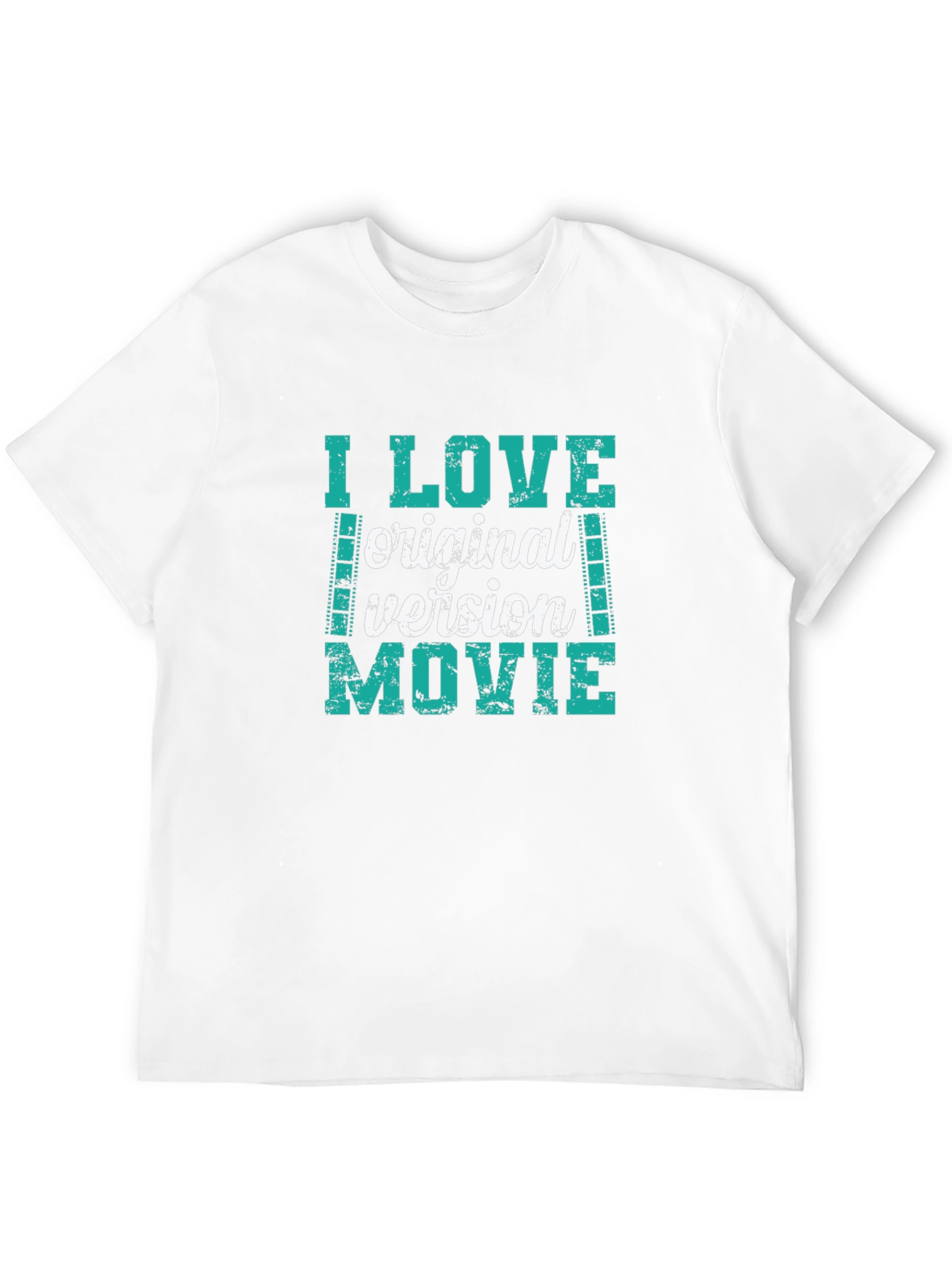 I Love Original Version Movie Black T-Shirt