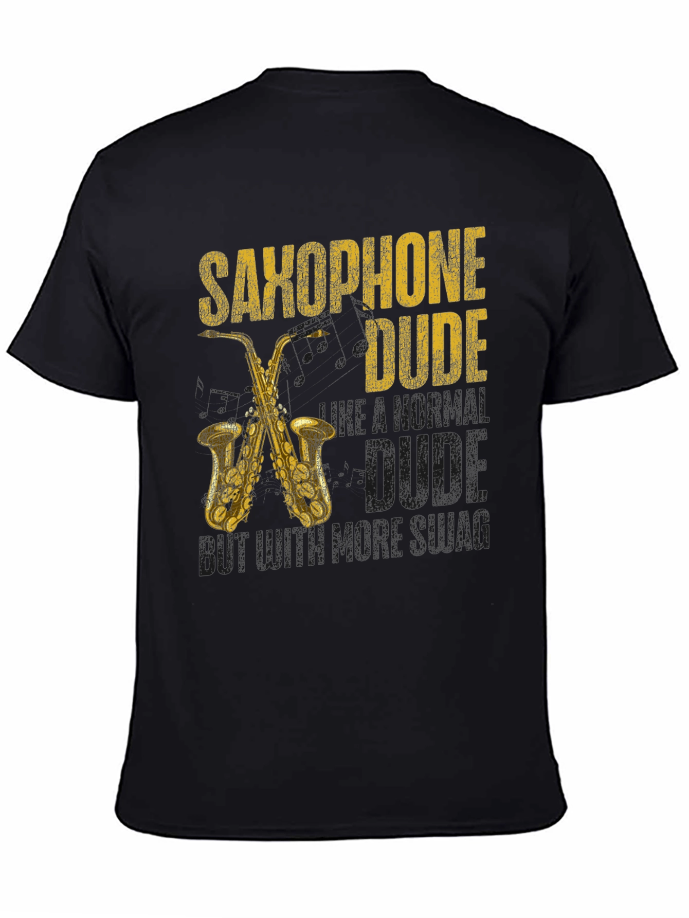 Saxophone Dude T-Shirt Cool Musician Tee