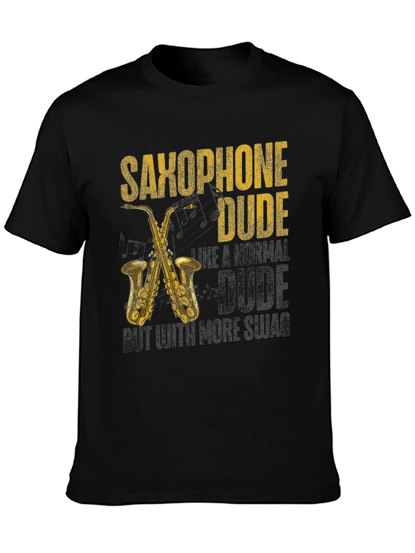 Saxophone Dude T-Shirt Cool Musician Tee