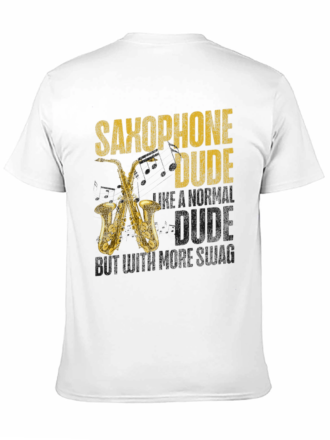 Saxophone Dude T-Shirt Cool Musician Tee