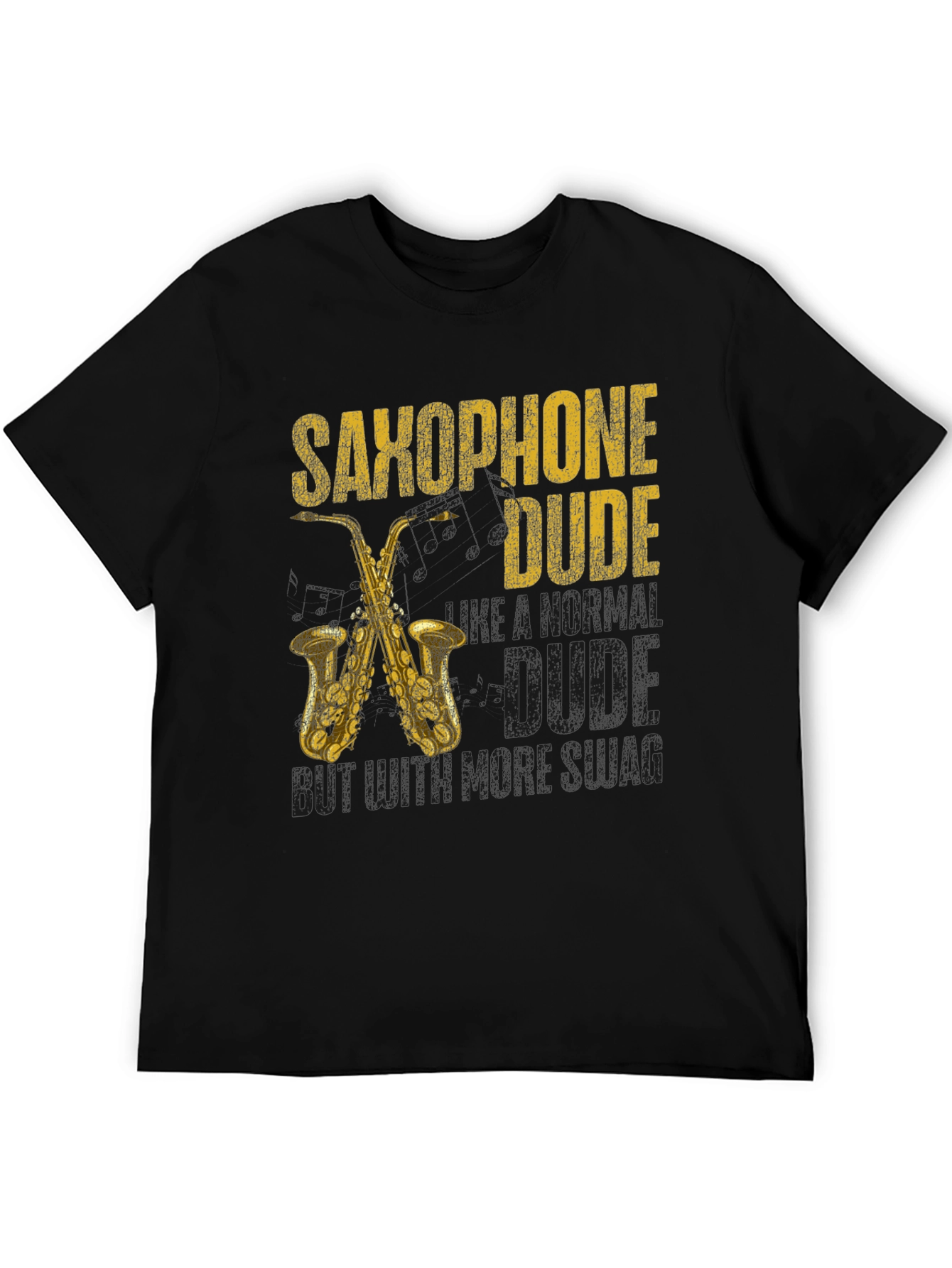 Saxophone Dude T-Shirt Cool Musician Tee