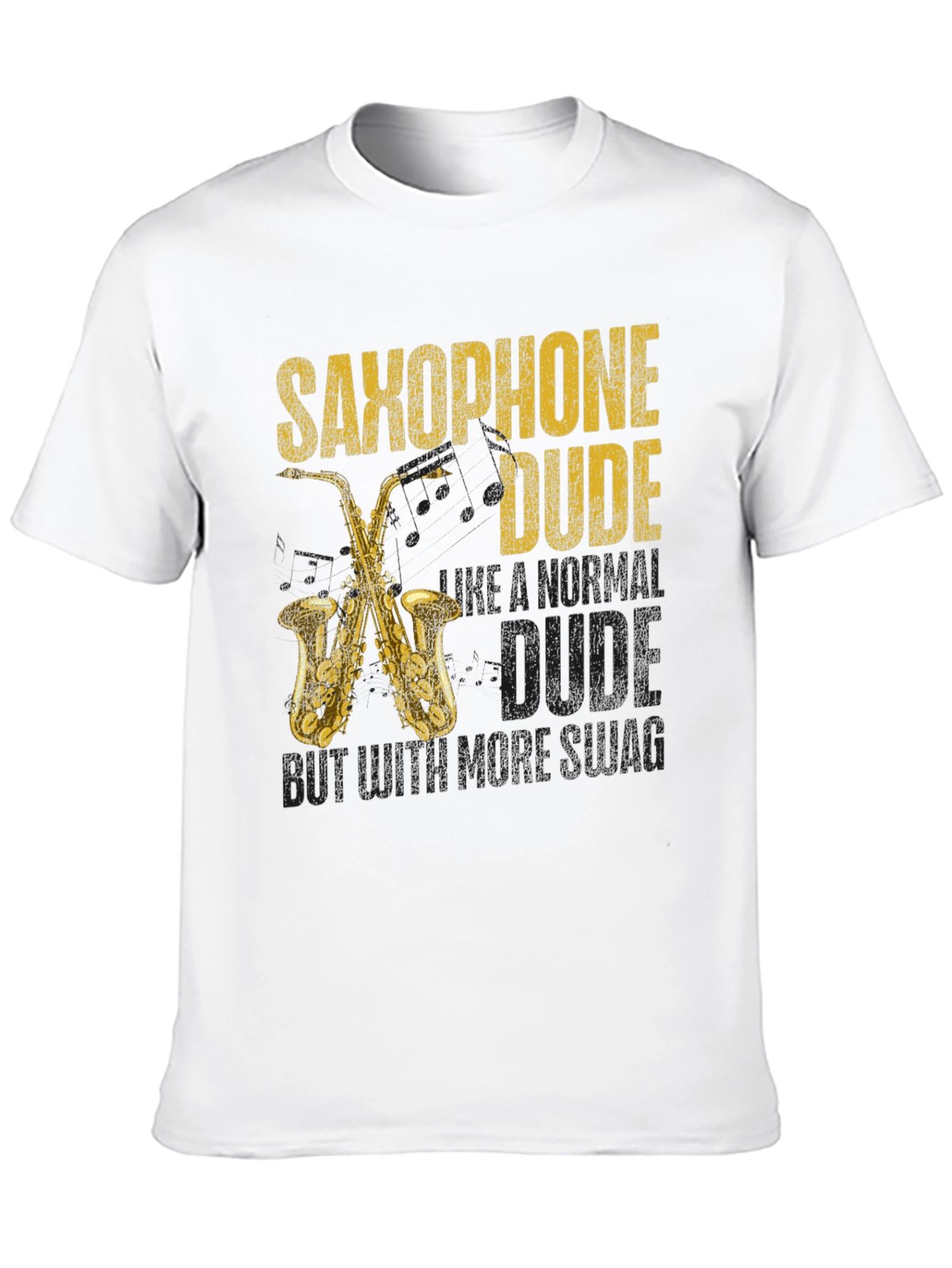 Saxophone Dude T-Shirt Cool Musician Tee