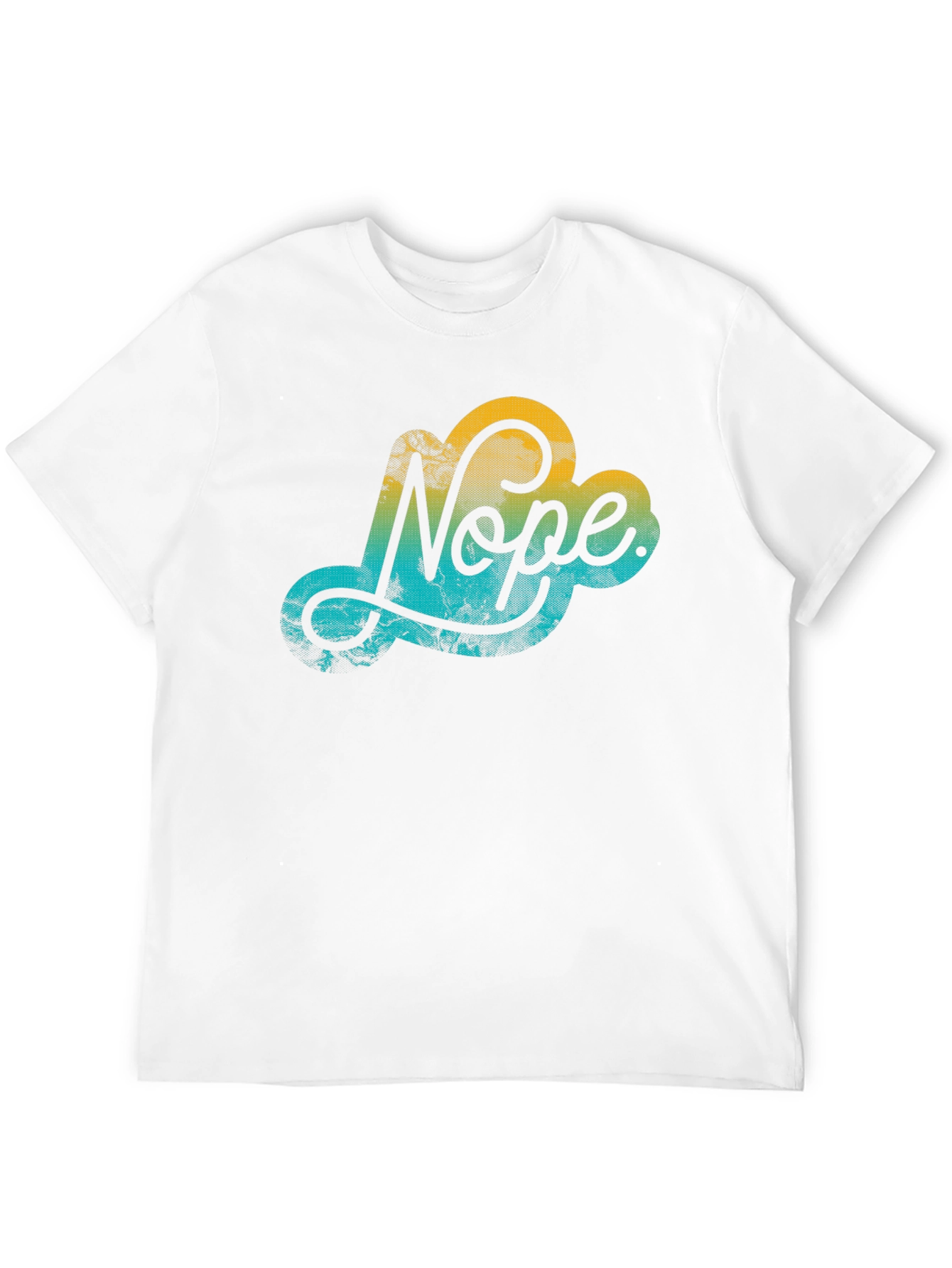 Nope Cloud Graphic Black T-Shirt