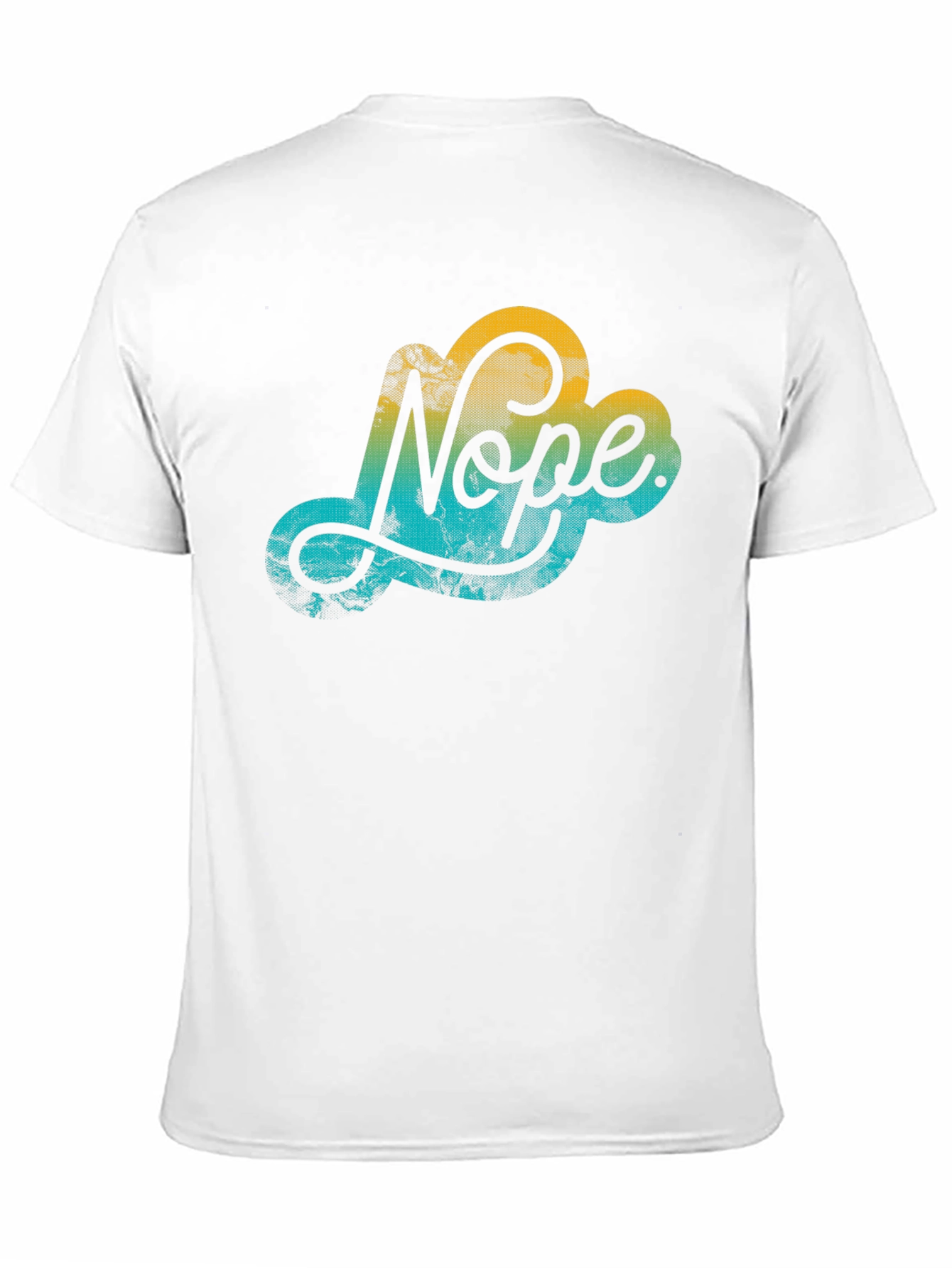 Nope Cloud Graphic Black T-Shirt