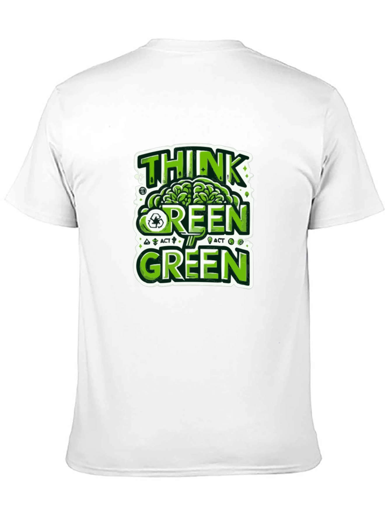 Think Green T-Shirt - Eco-Friendly Design