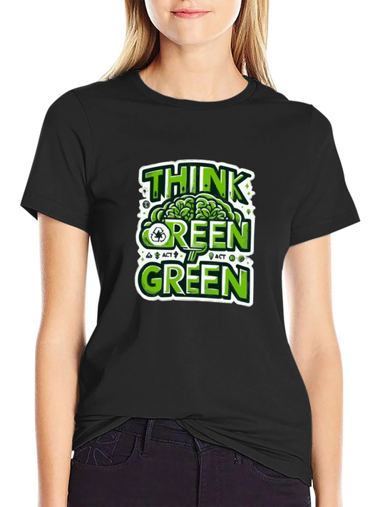 Think Green T-Shirt - Eco-Friendly Design