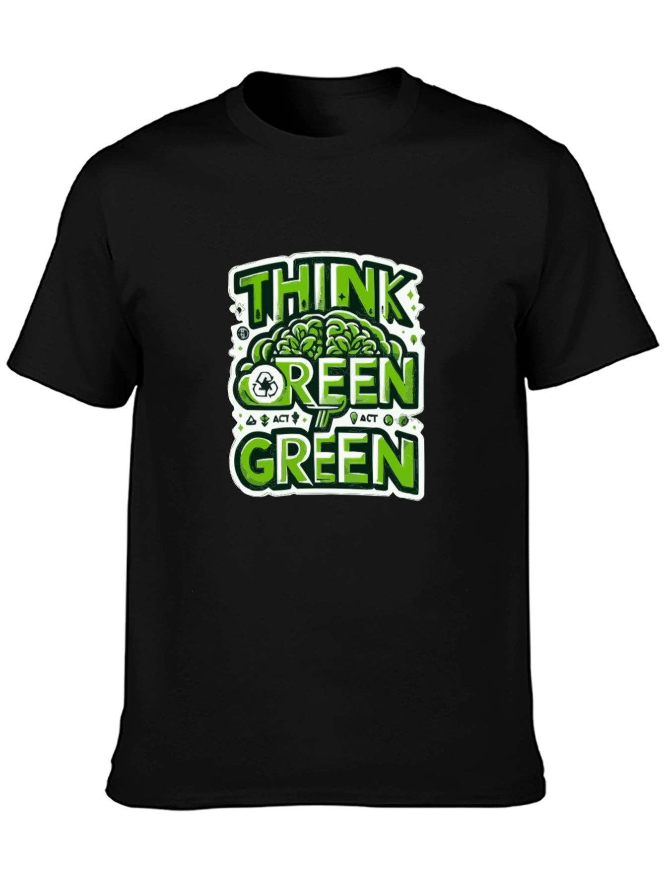 Think Green T-Shirt - Eco-Friendly Design