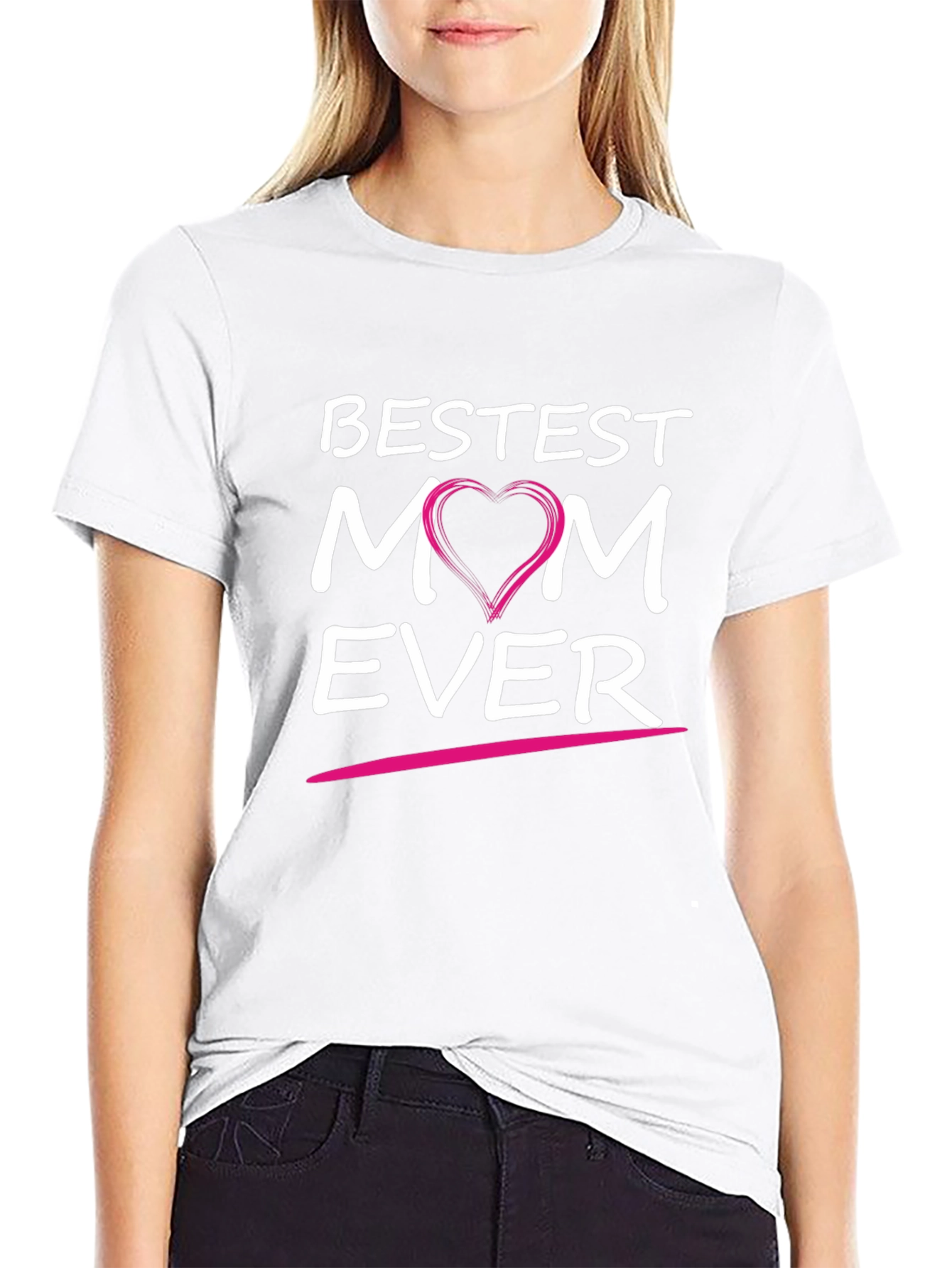 Bestest Mom Ever Black T-Shirt