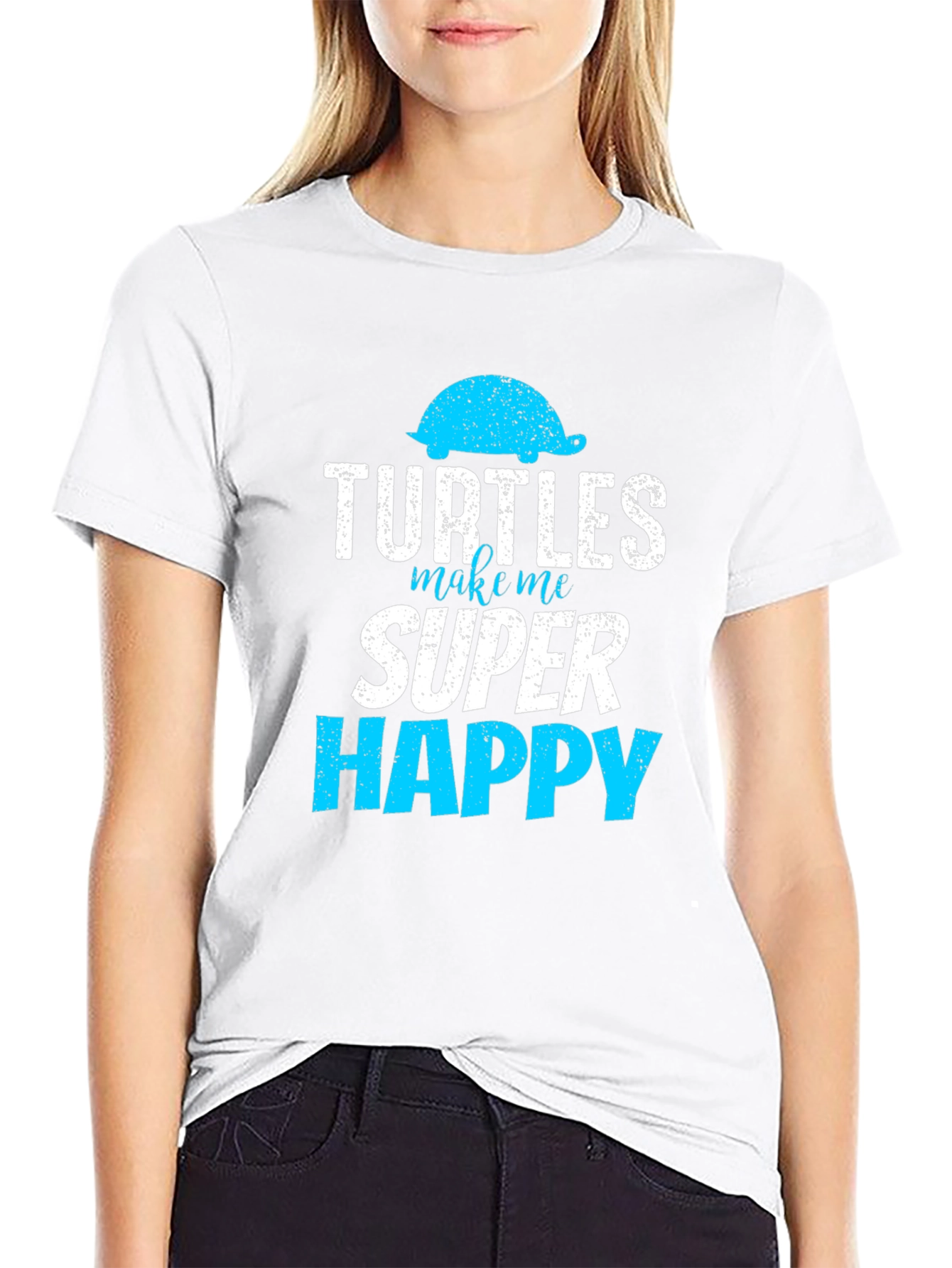 Turtles Make Me Super Happy Graphic Tee