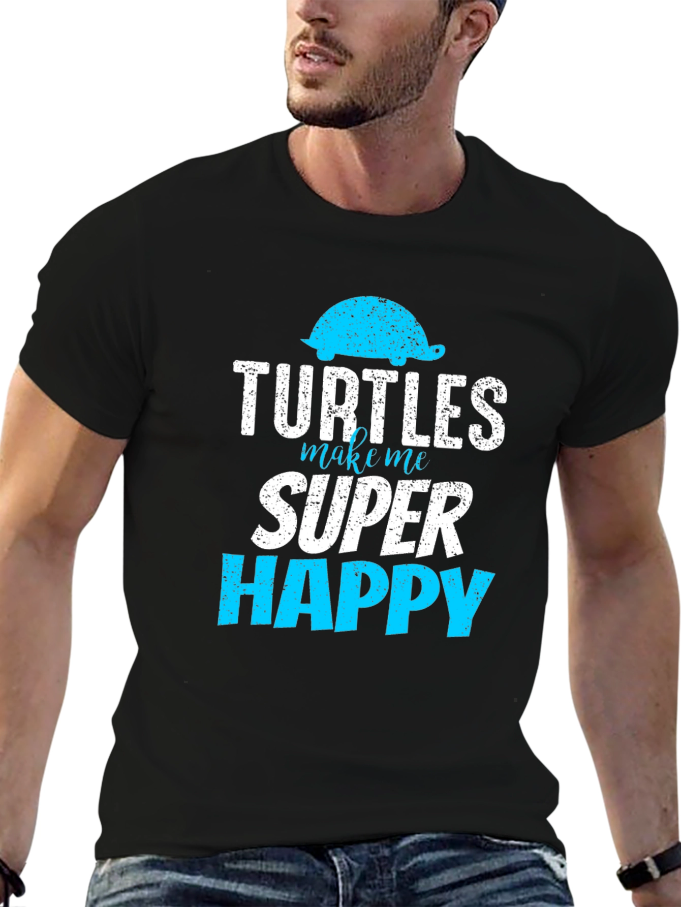 Turtles Make Me Super Happy Graphic Tee