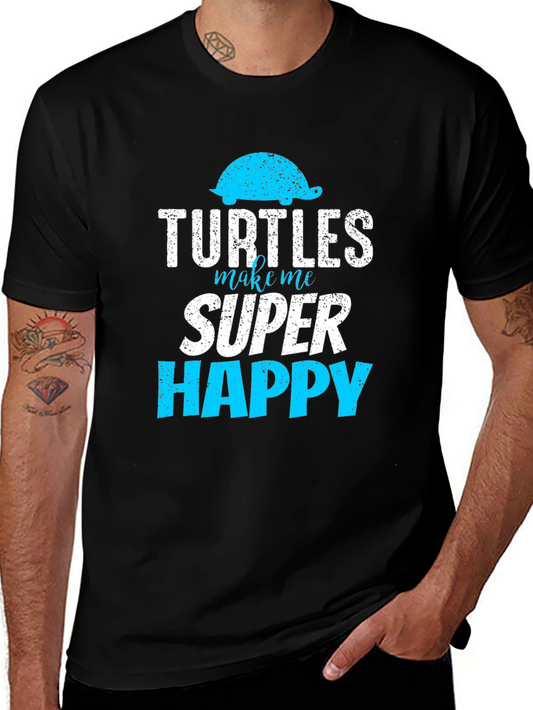 Turtles Make Me Super Happy Graphic Tee