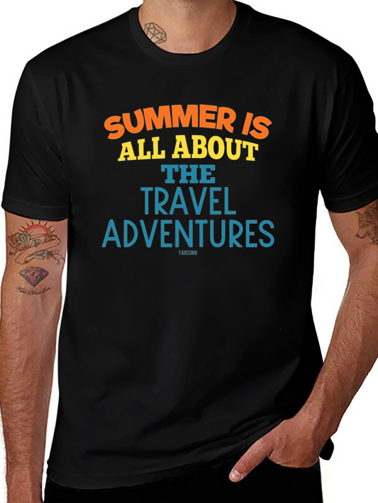 Summer Travel Adventures Graphic T-Shirt
