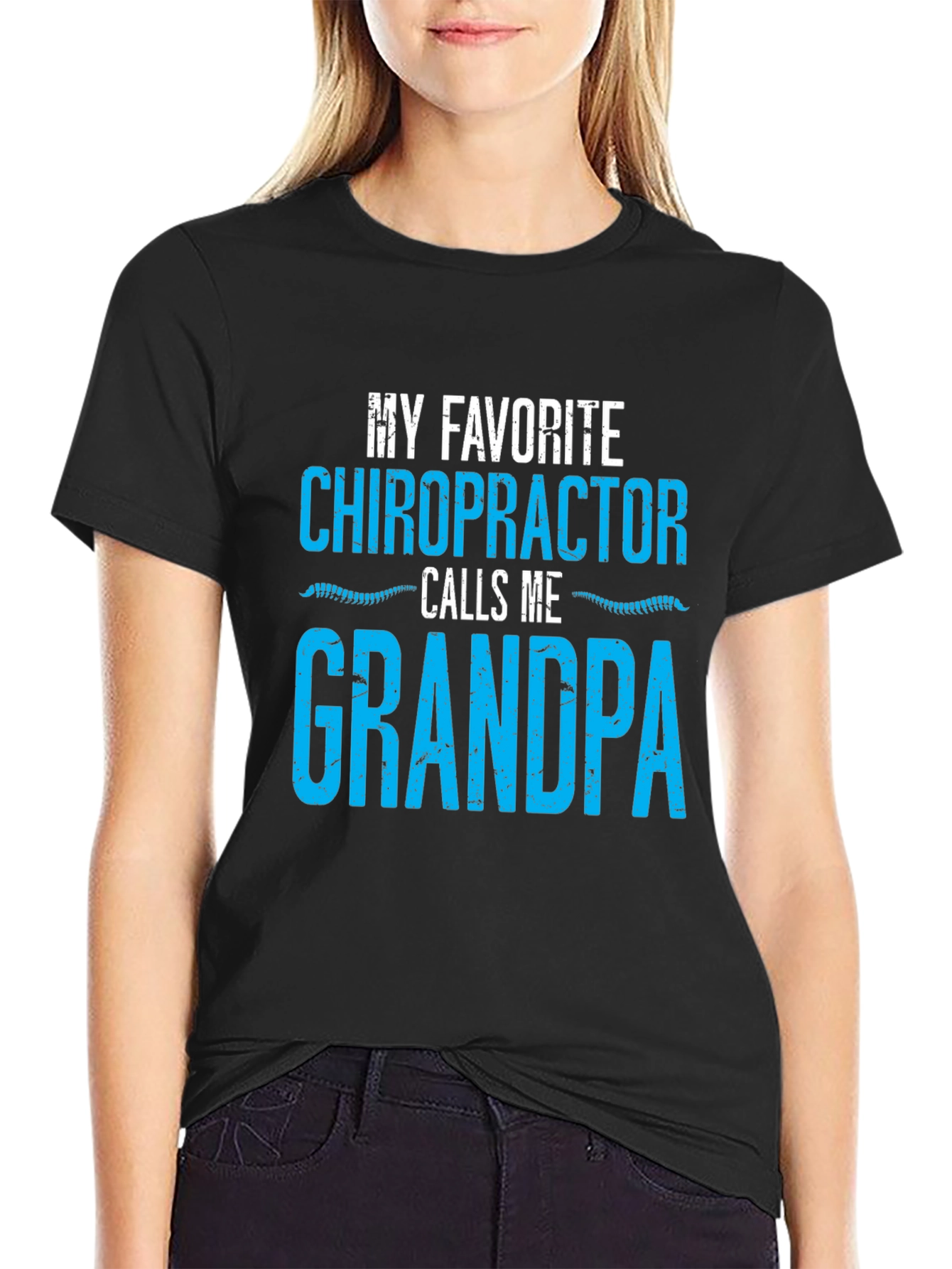 Chiropractor Grandpa T-Shirt Funny Gift