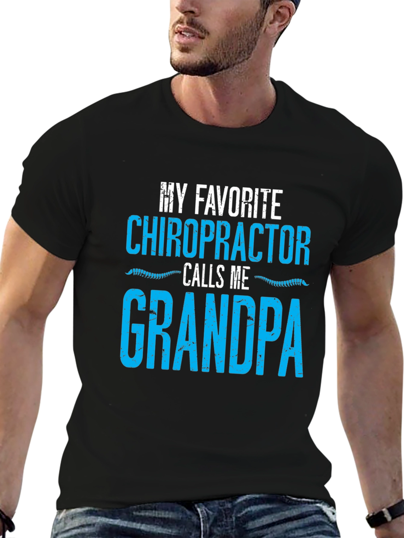 Chiropractor Grandpa T-Shirt Funny Gift