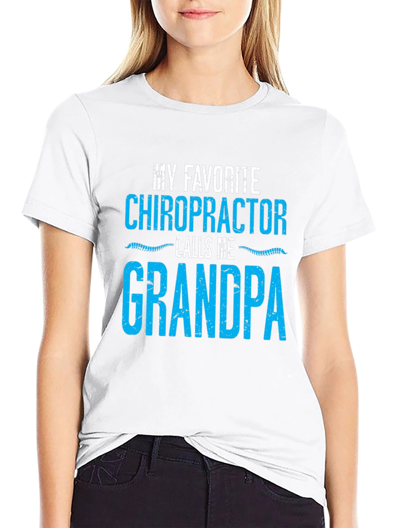 Chiropractor Grandpa T-Shirt Funny Gift