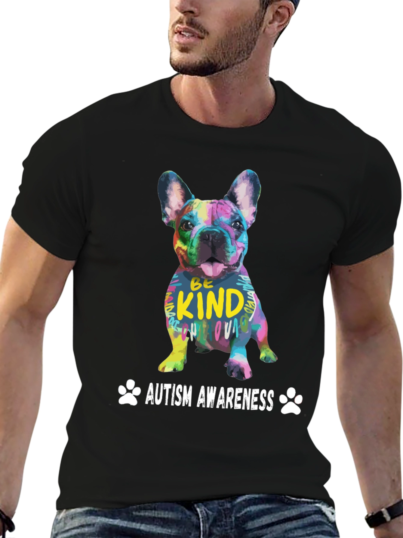 Autism Awareness Dog T-Shirt - Be Kind