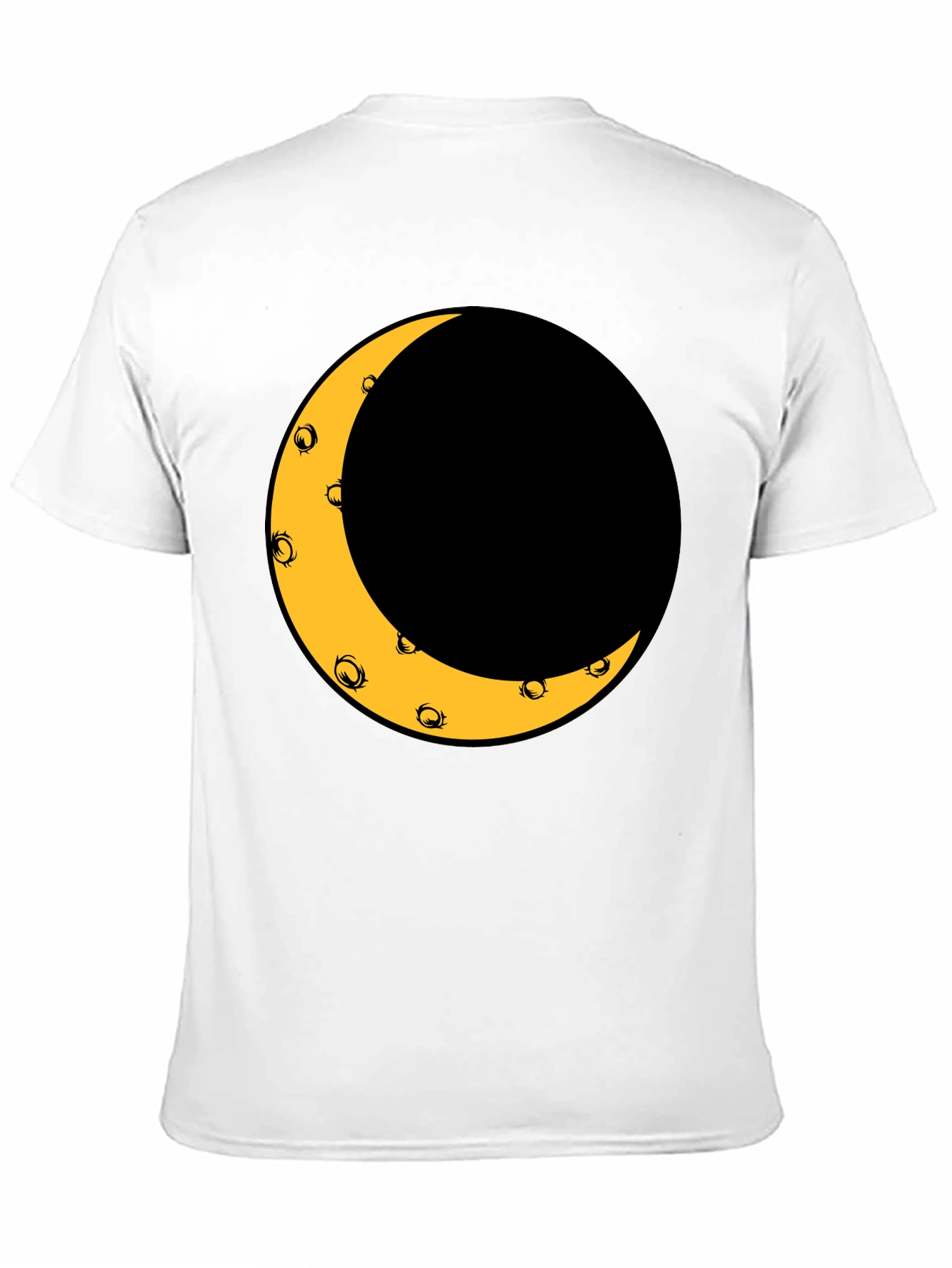 Crescent Moon Graphic Black T-Shirt