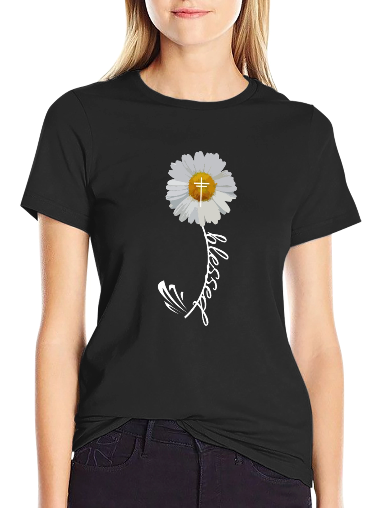 Blessed Daisy Graphic Tee
