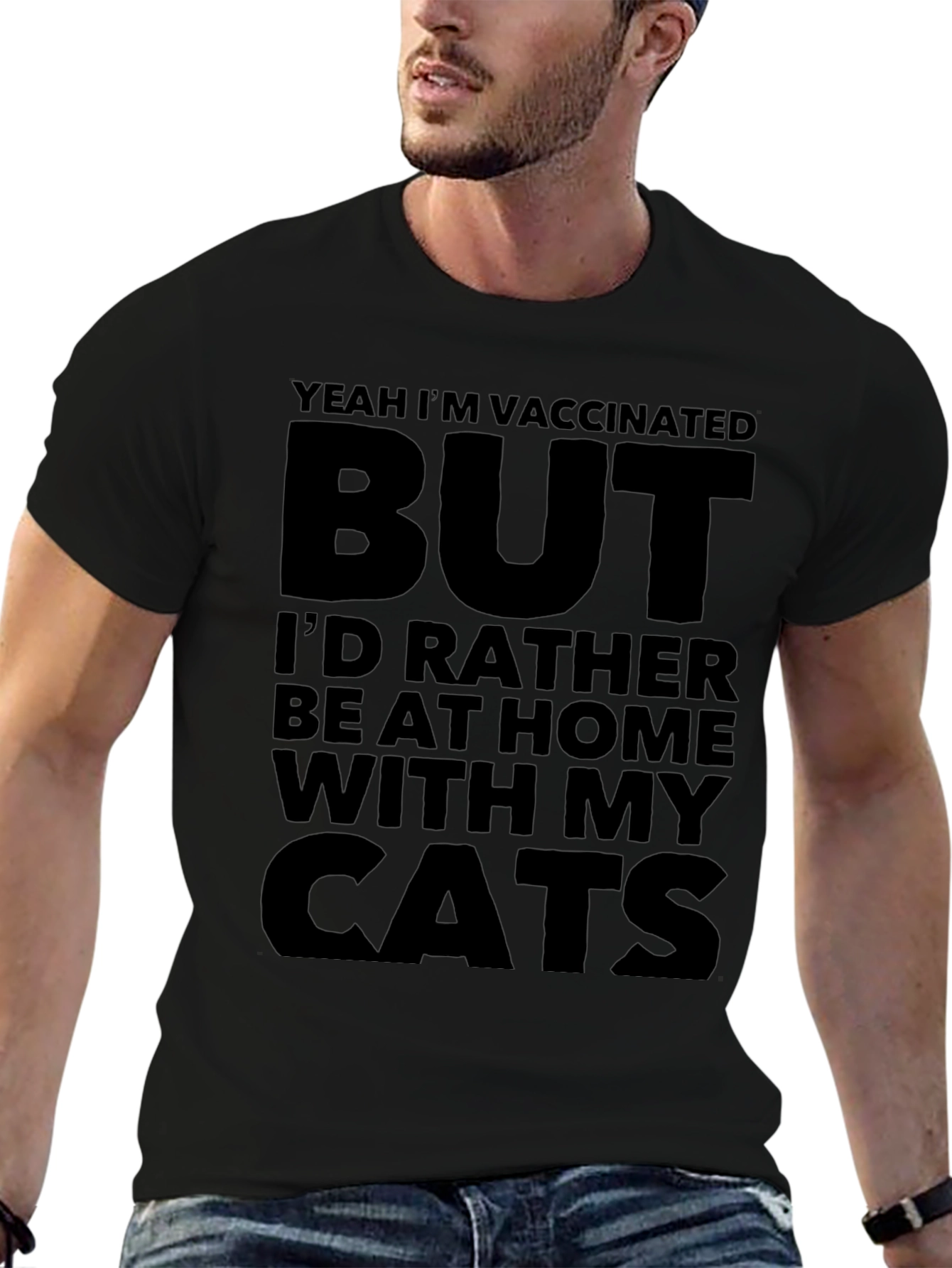 Vaccinated But Cats T-Shirt
