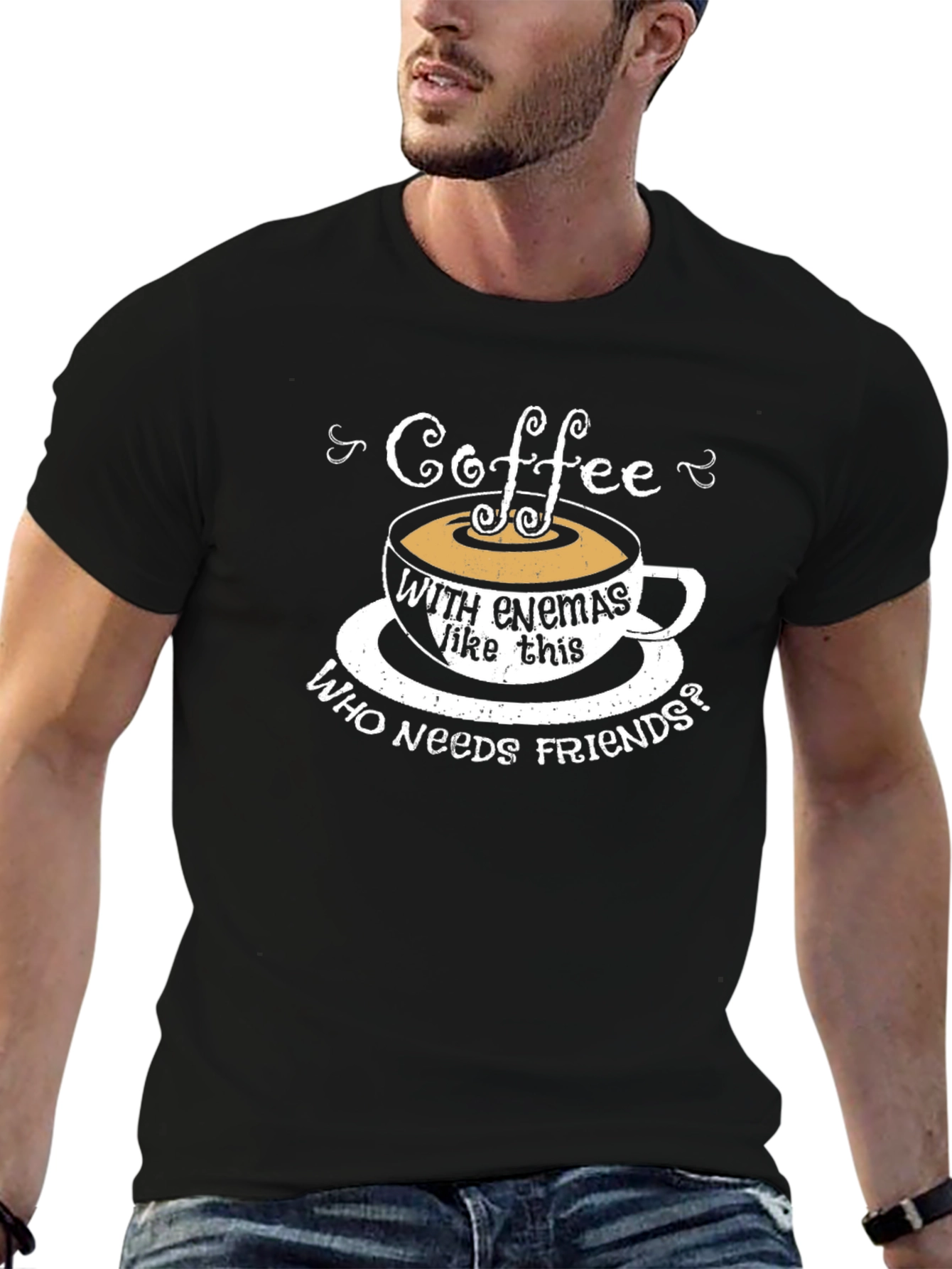 Coffee with Enemas Funny T-Shirt