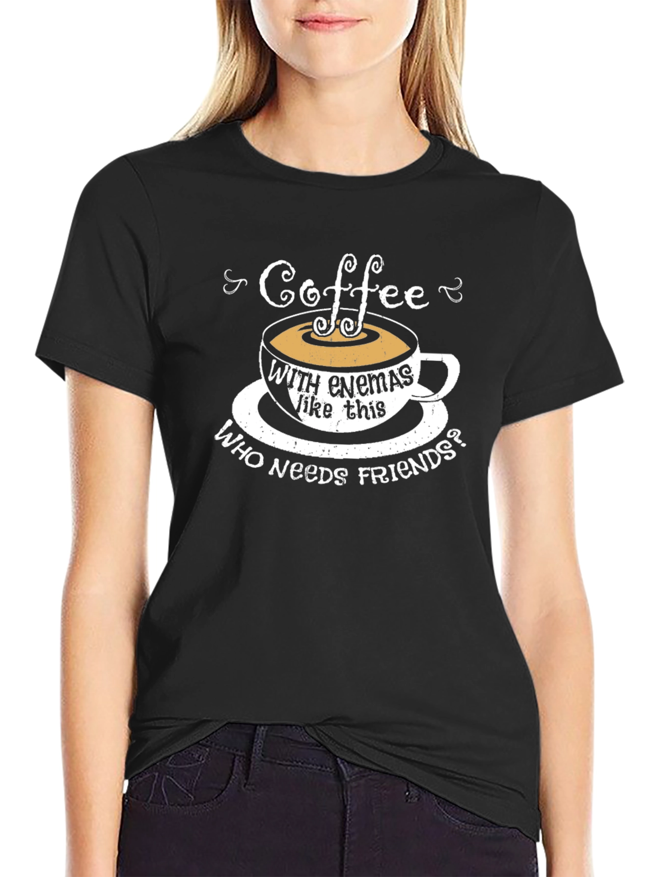 Coffee with Enemas Funny T-Shirt