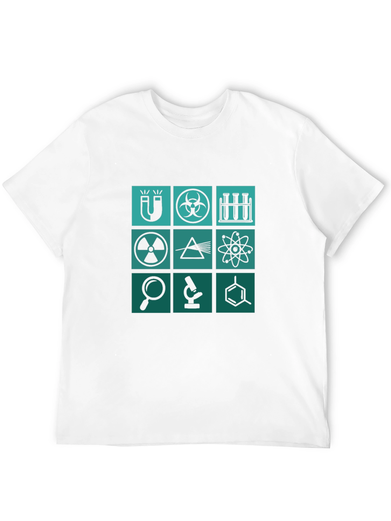 Science Icons Graphic Tee - Mens Black T-Shirt