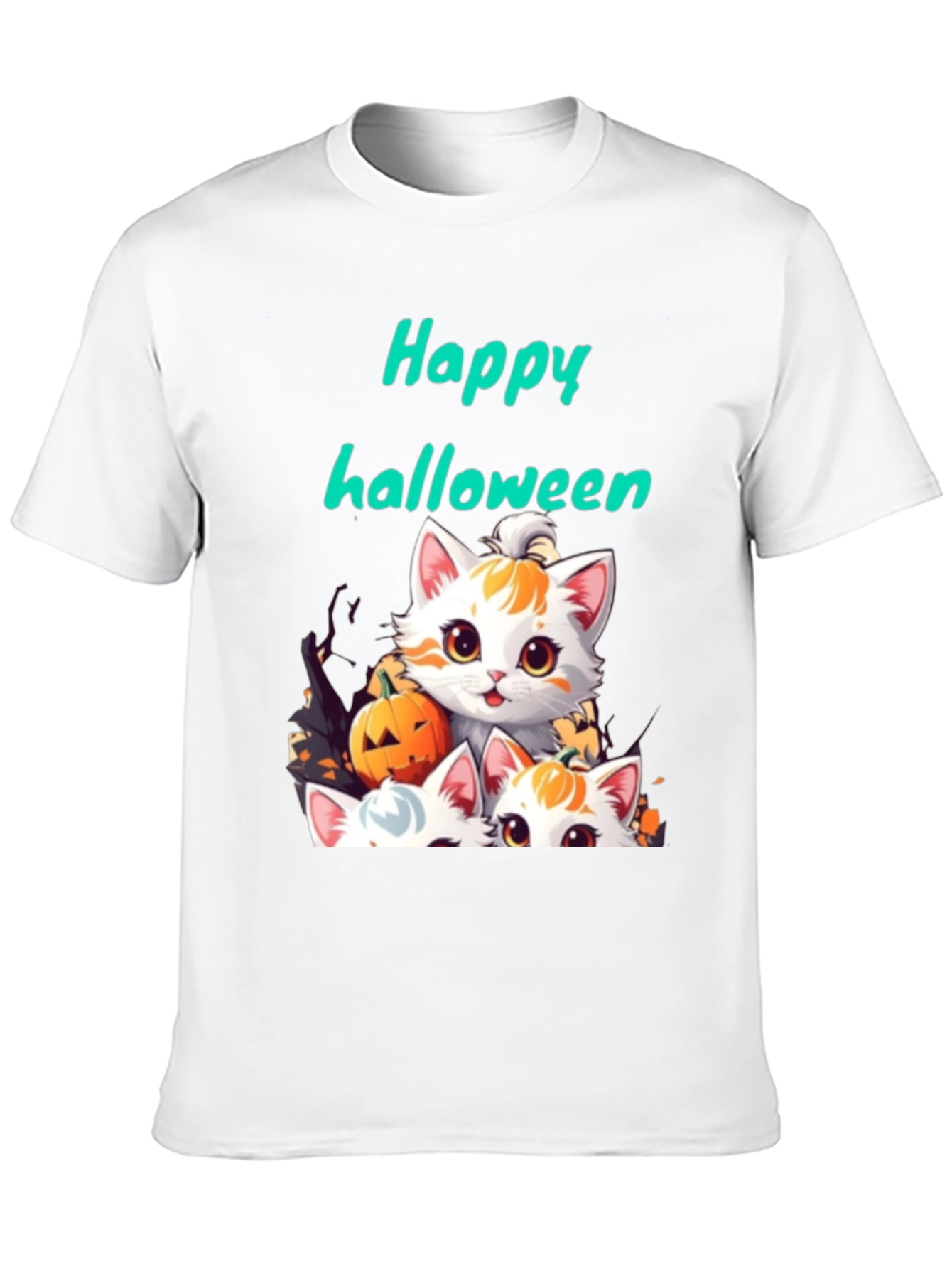 Halloween Cats Graphic Tee - Spooky Season
