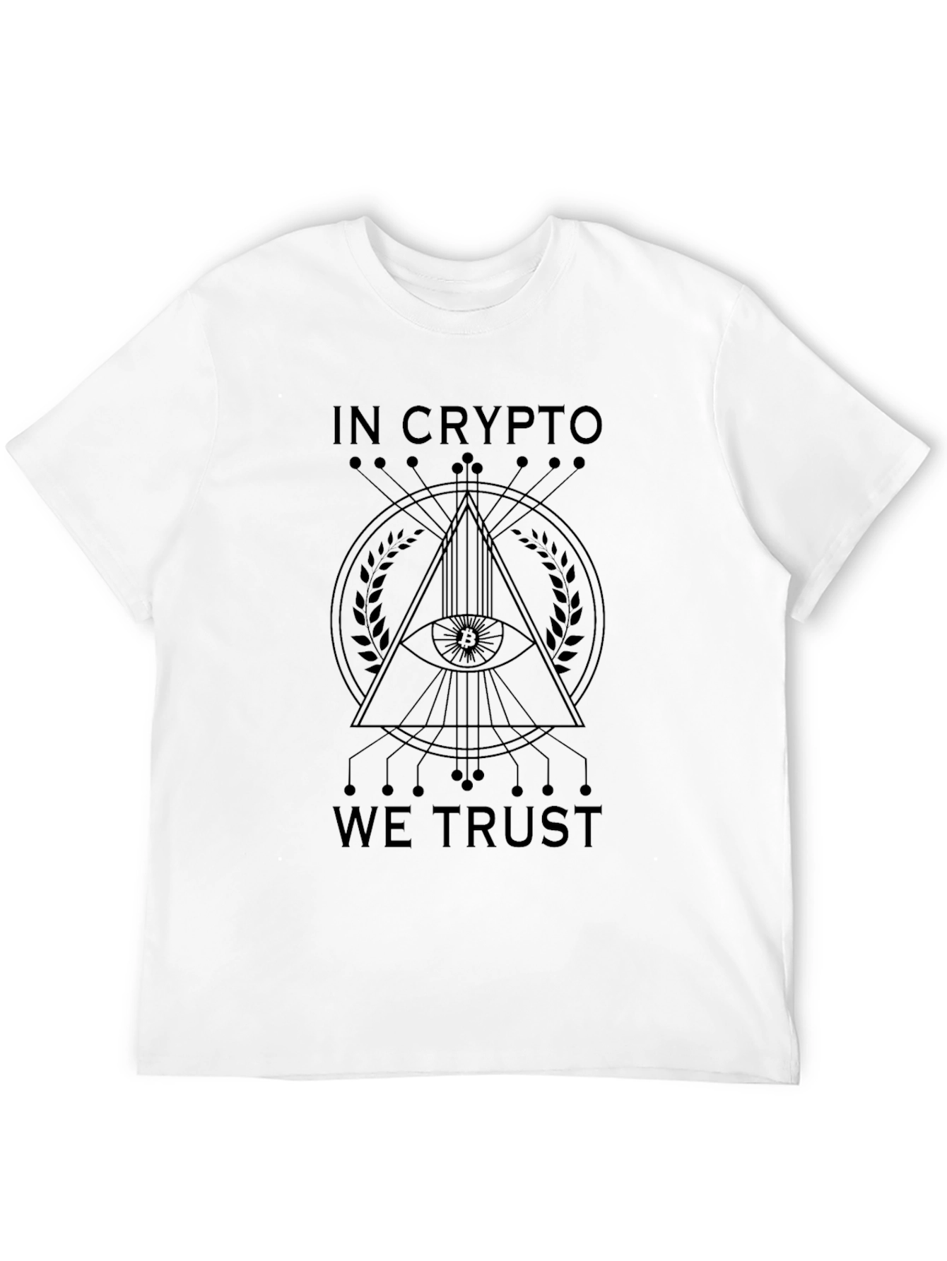 In Crypto We Trust Graphic Tee - Black