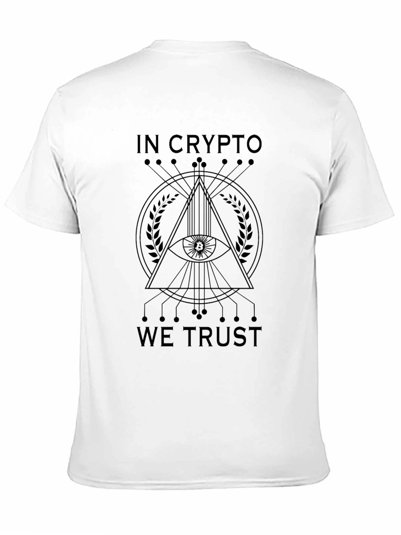 In Crypto We Trust Graphic Tee - Black