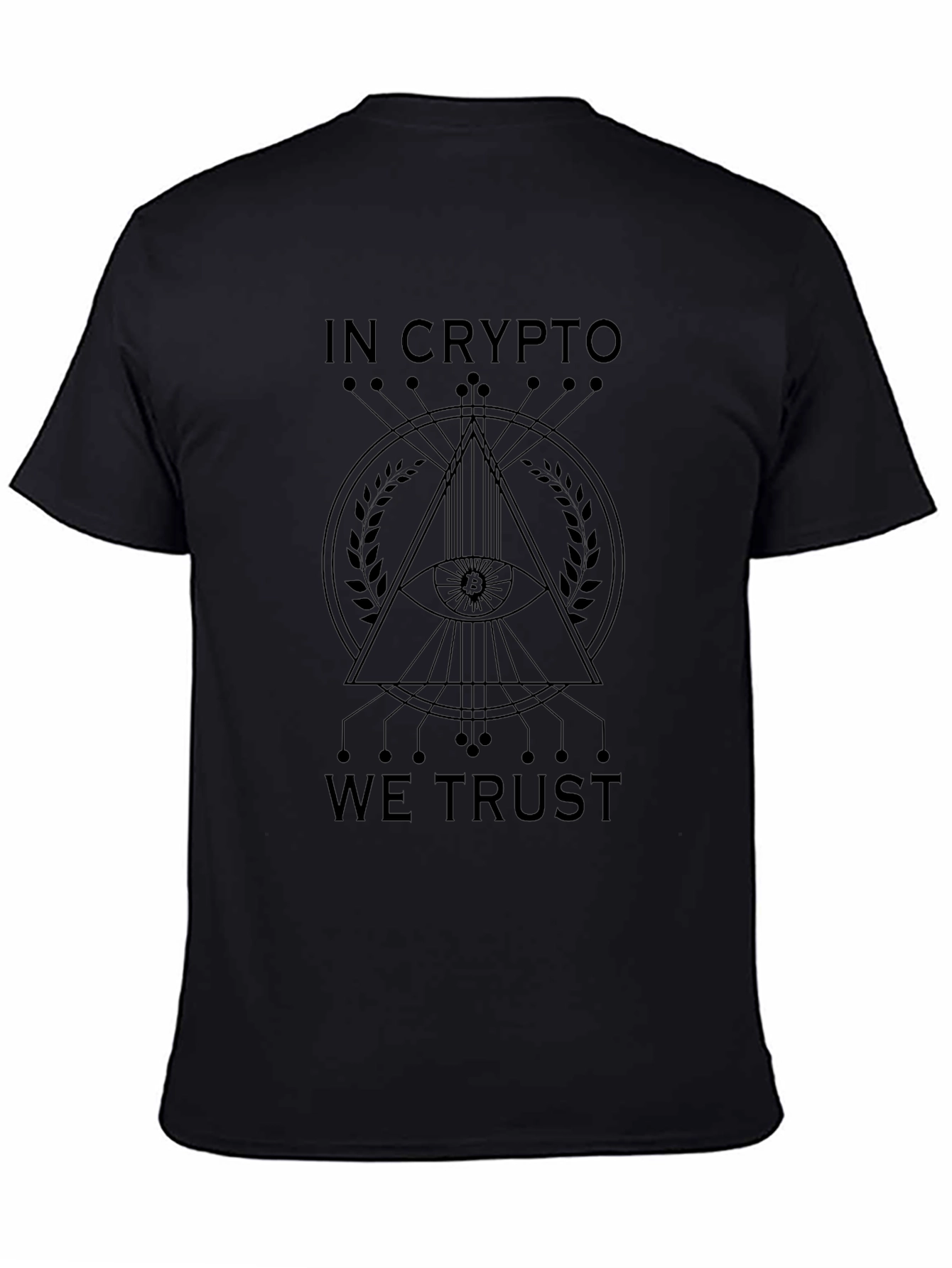 In Crypto We Trust Graphic Tee - Black