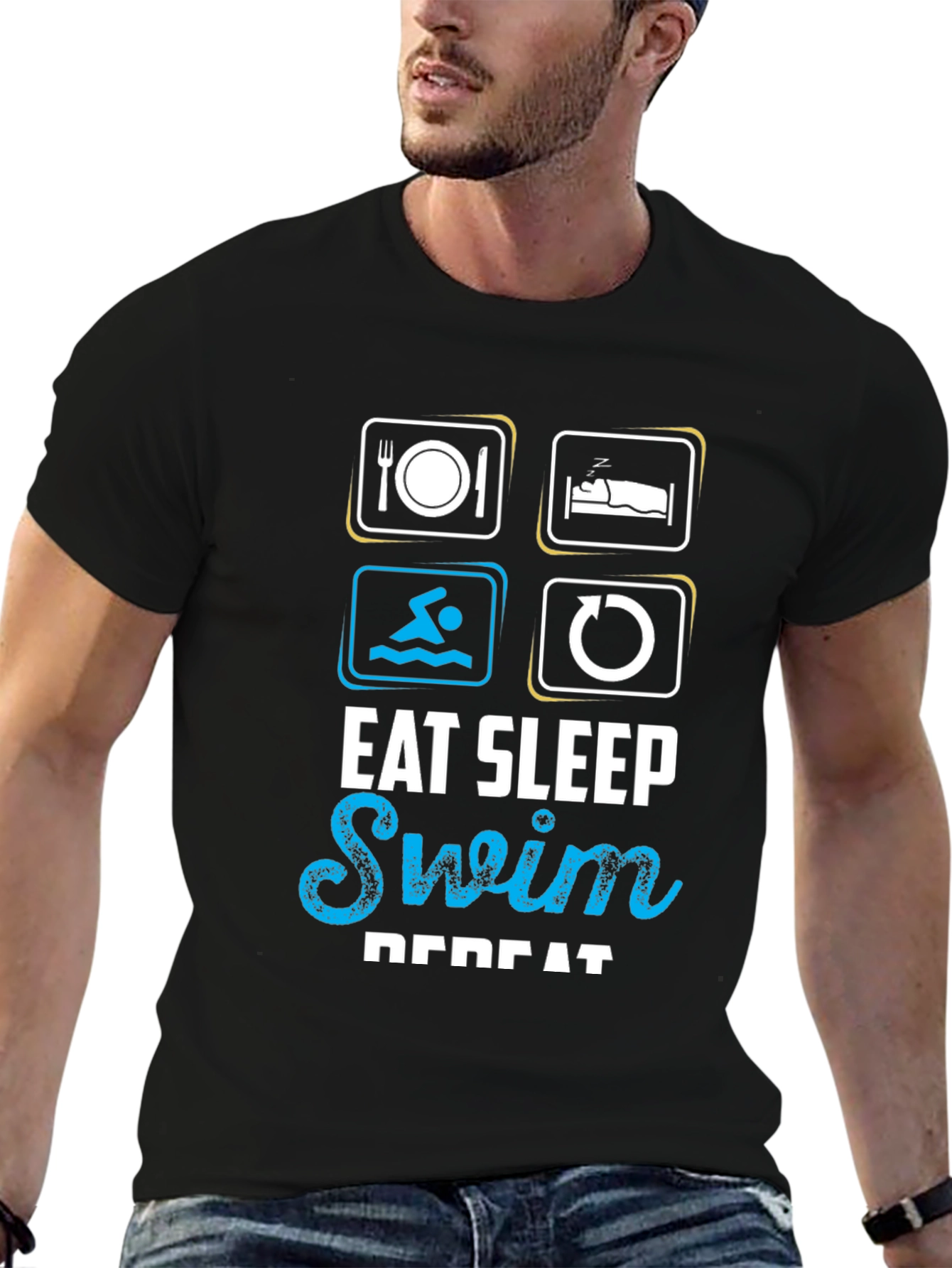 Eat Sleep Swim Repeat T-Shirt